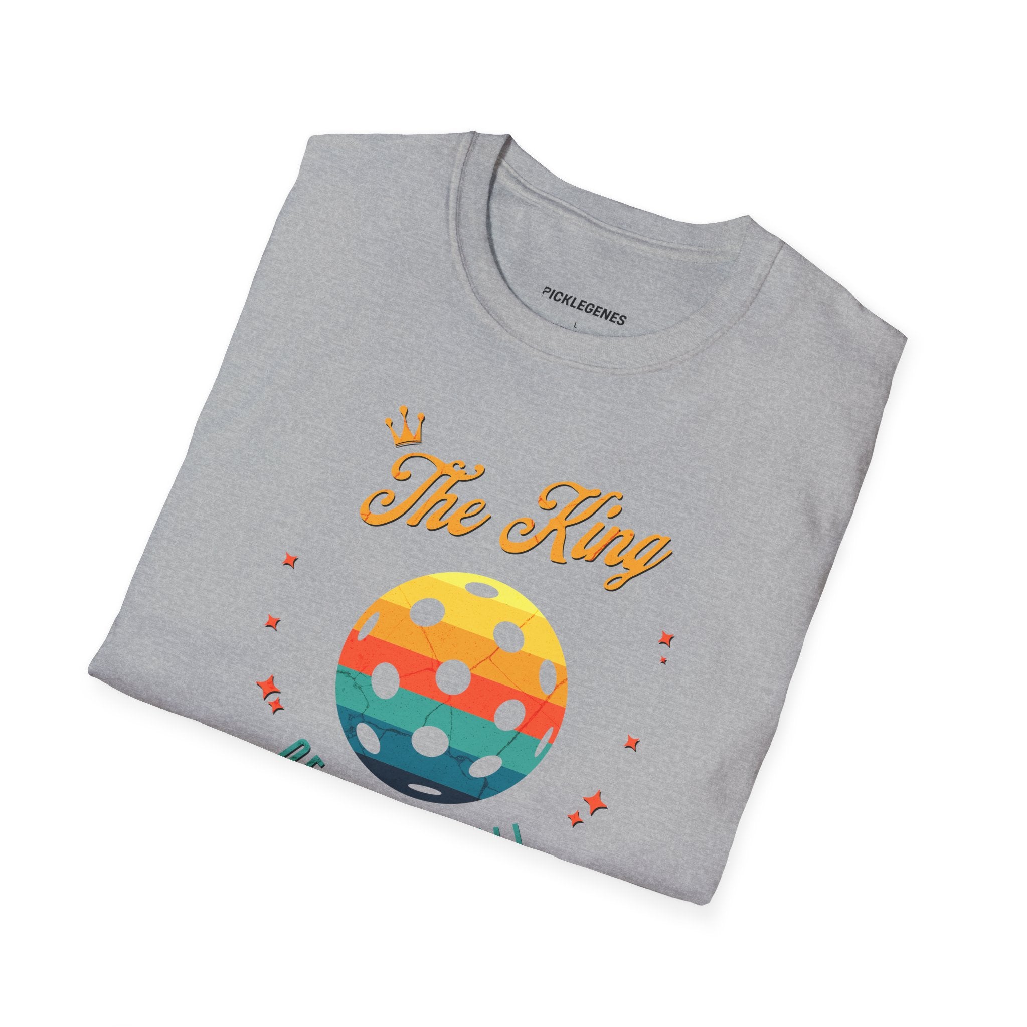 The King Of Pickleball T-shirt for Men - Pickleball T-Shirt Design 23