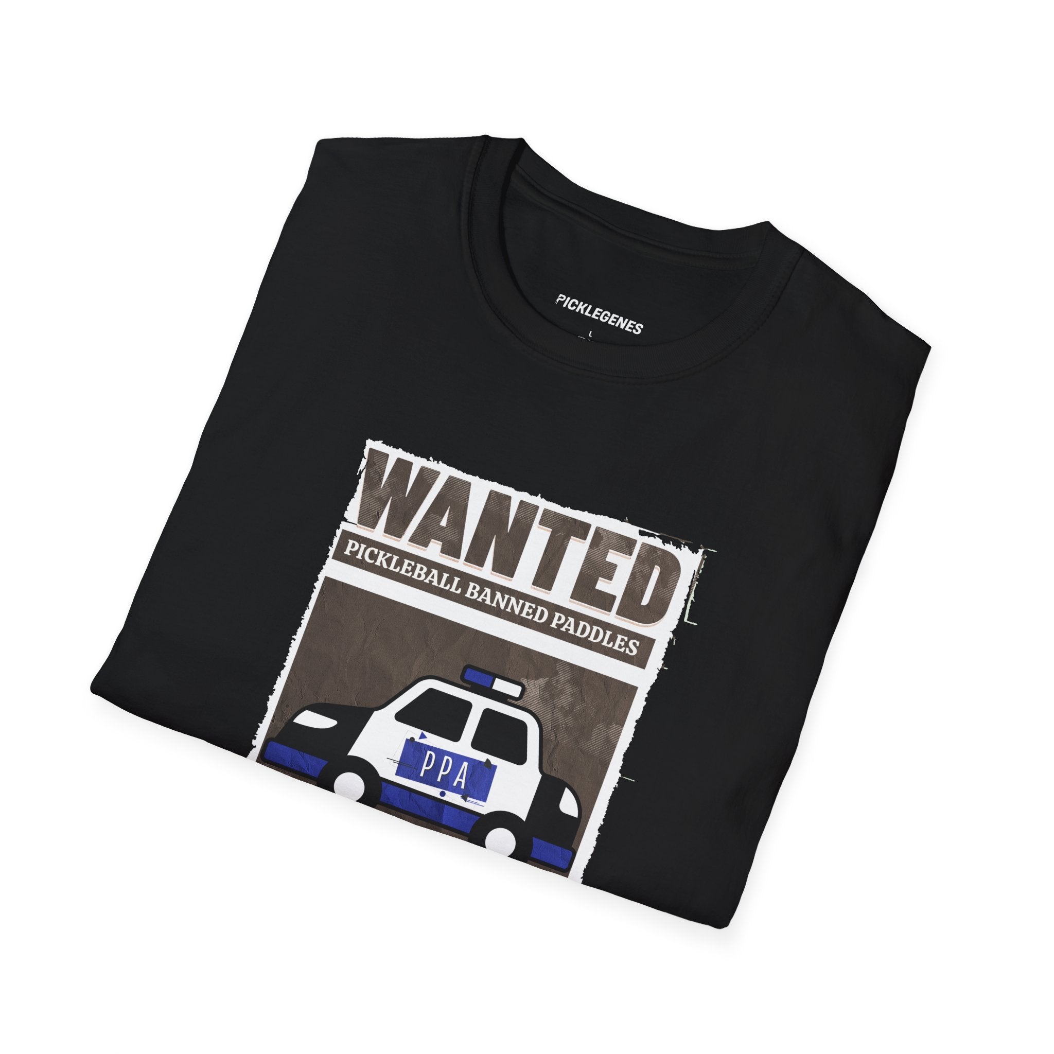 Wanted Banned Pickleball T-Shirt - Pickleball T-Shirt Design 20