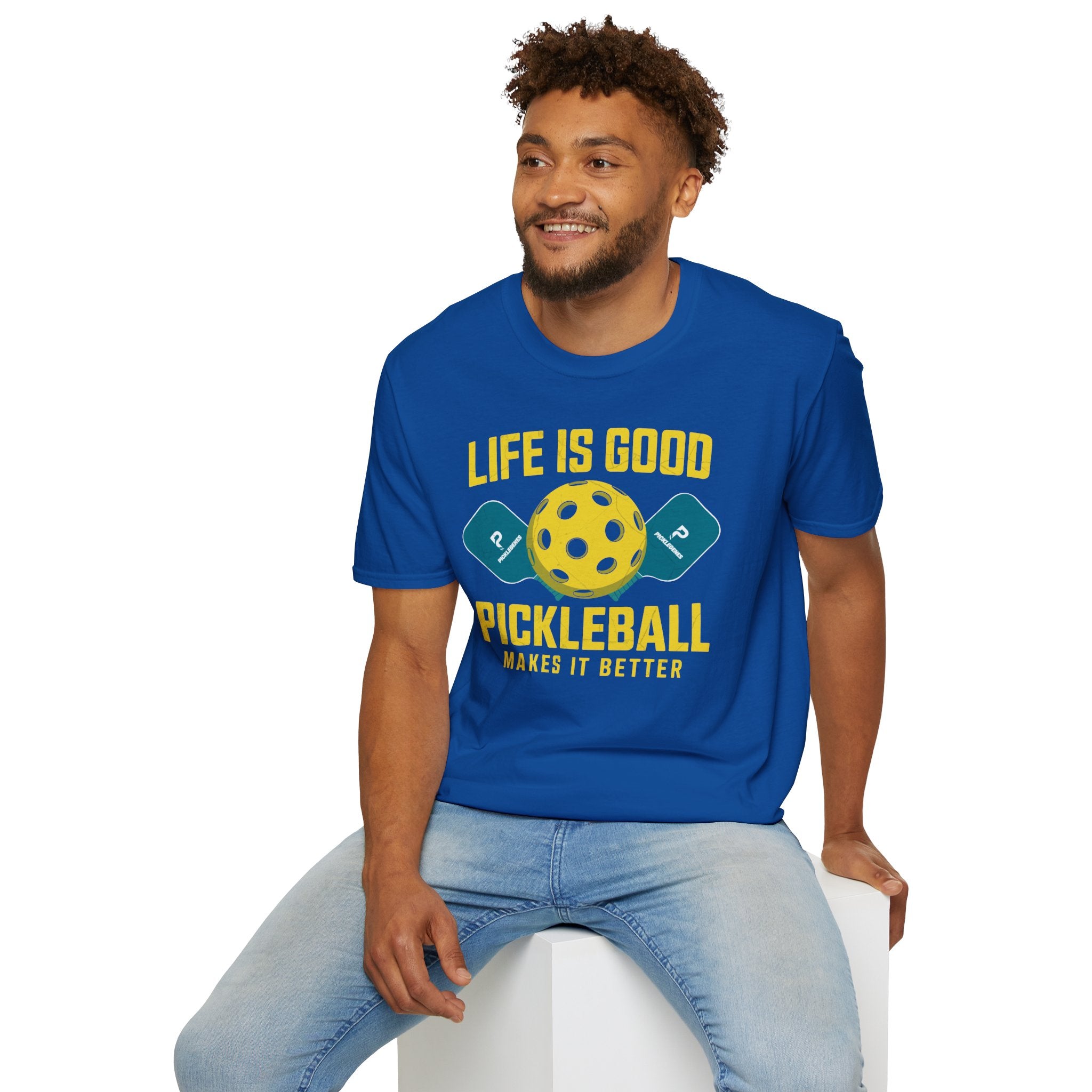 Life Is Good Funny Pickleball T-shirt - Pickleball T-Shirt Design 25
