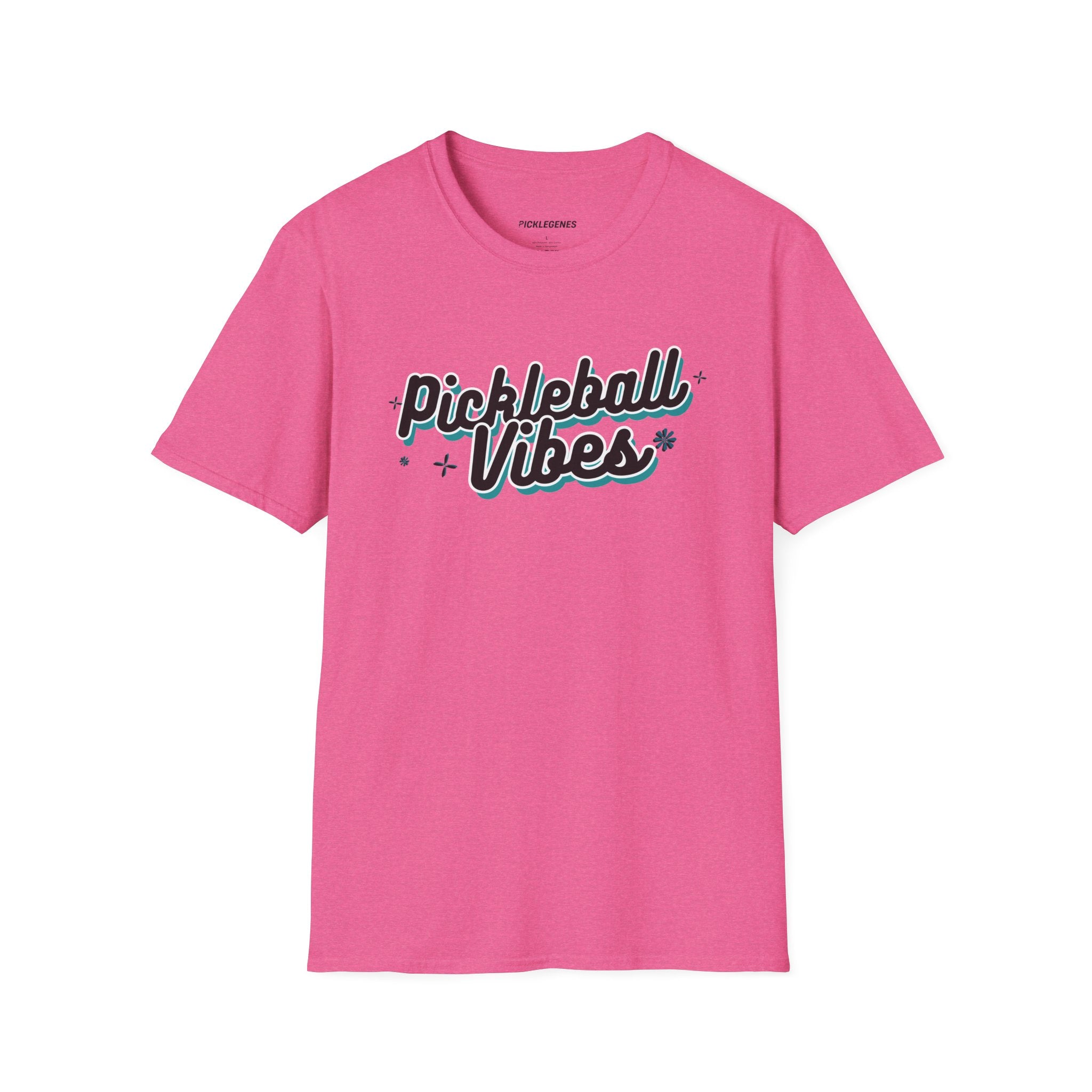 Pickleball Vibes Typo Pickleball T-Shirts - Pickleball T-Shirt Design 14