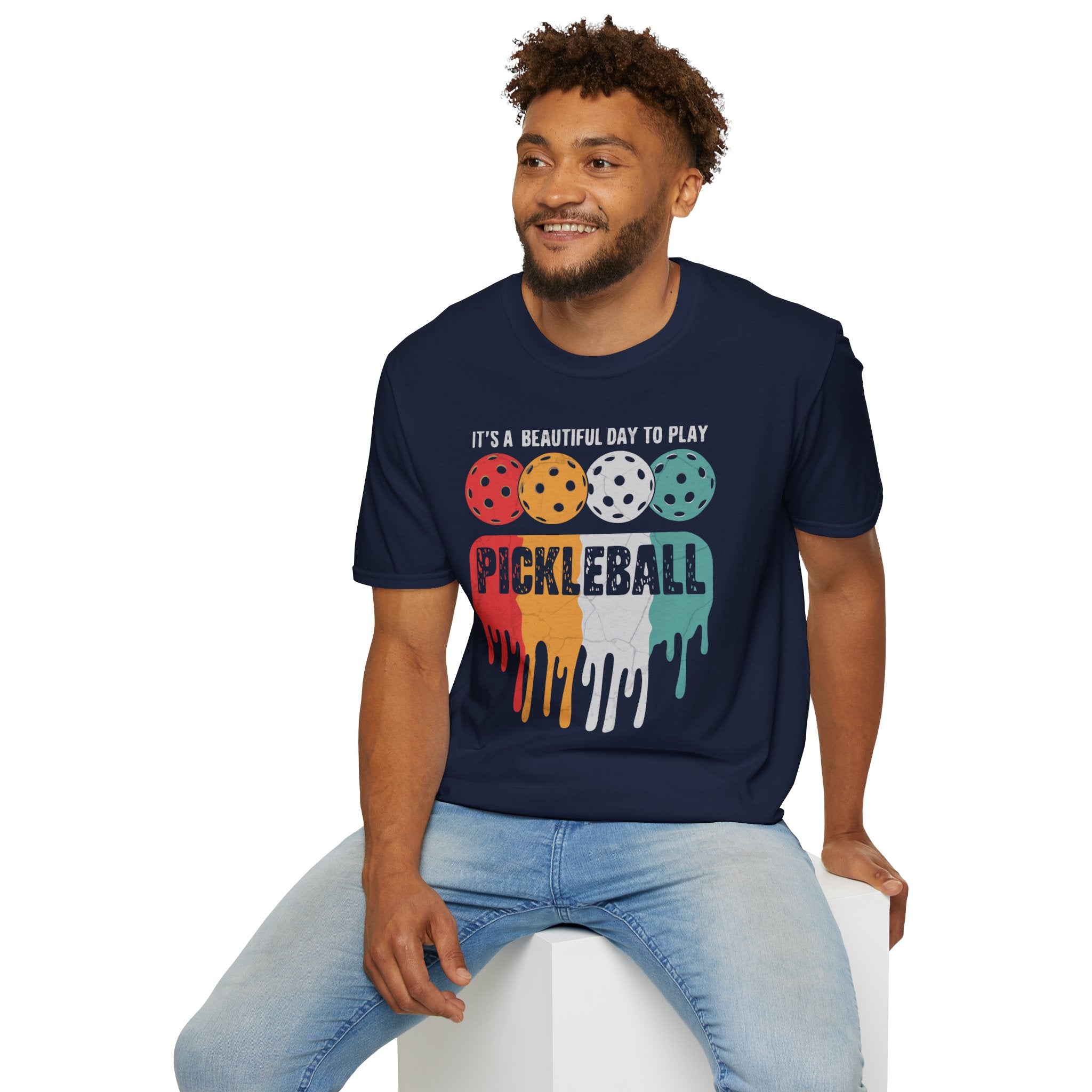 It's A Beautiful Day To Play Pickleball T-shrit - Pickleball T-Shirt Design 21