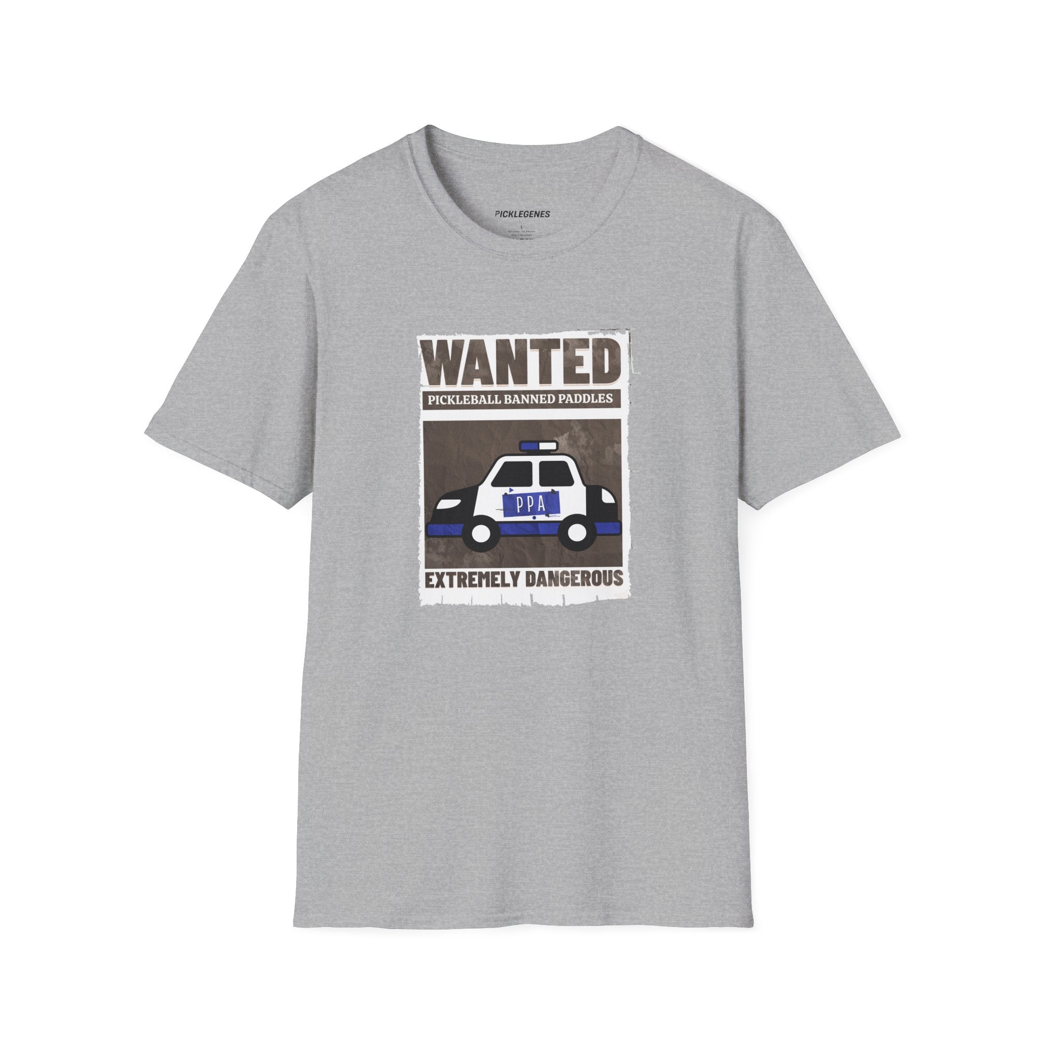 Wanted Banned Pickleball T-Shirt - Pickleball T-Shirt Design 10