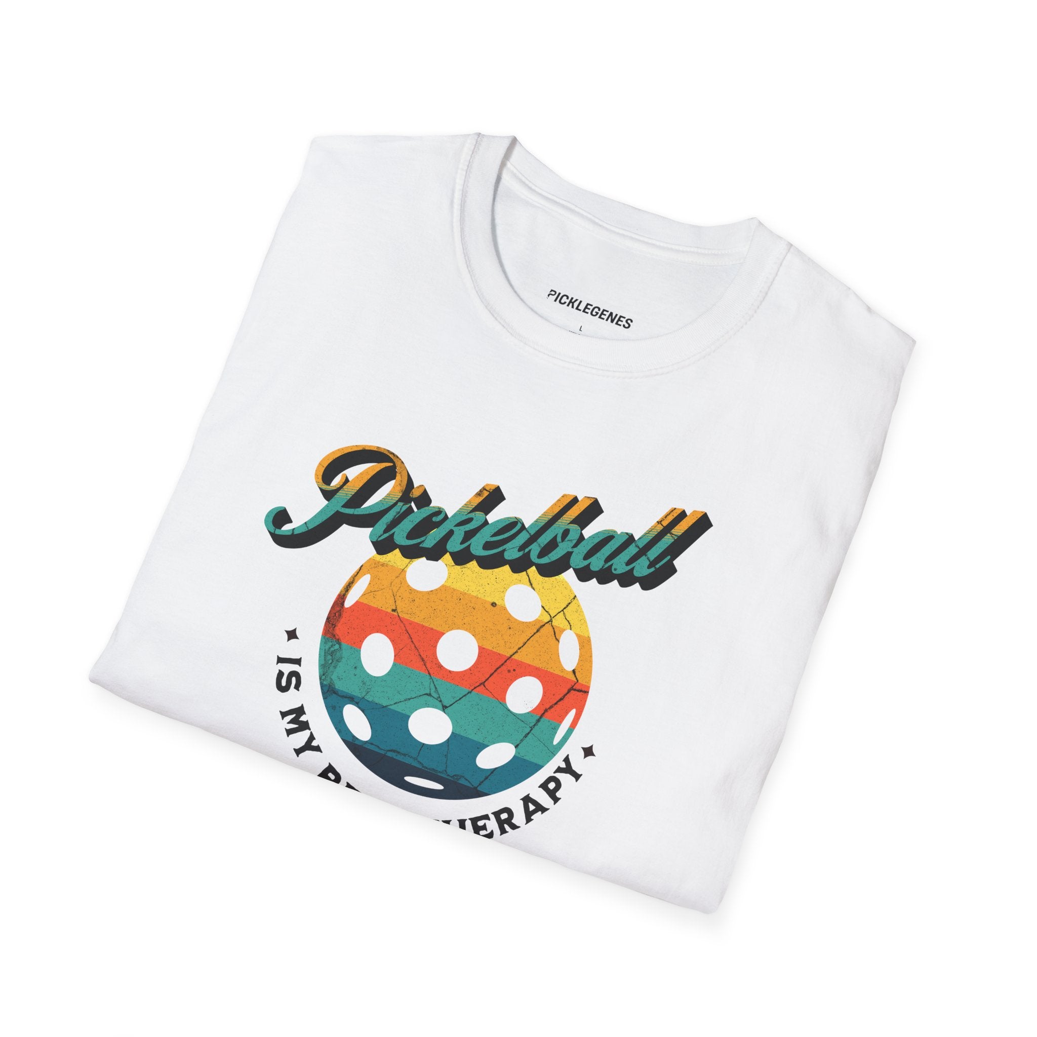 Pickleball Is My Best Therapy Funny Pickleball T-shirt - Pickleball T-Shirt Design 17