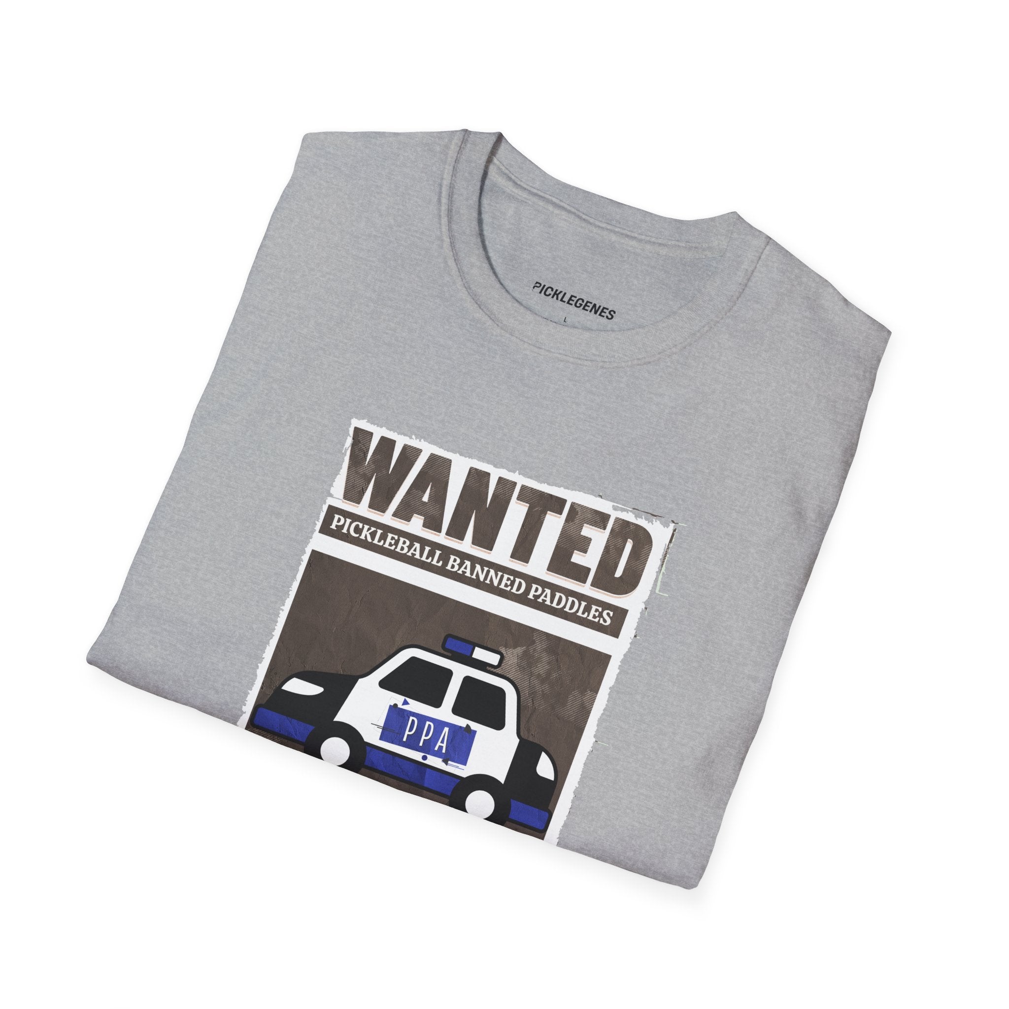 Wanted Banned Pickleball T-Shirt - Pickleball T-Shirt Design 23