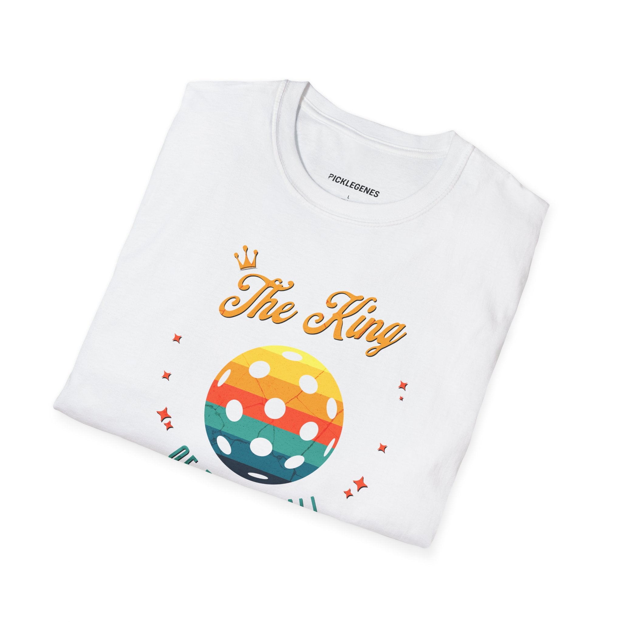 The King Of Pickleball T-shirt for Men - Pickleball T-Shirt Design 17
