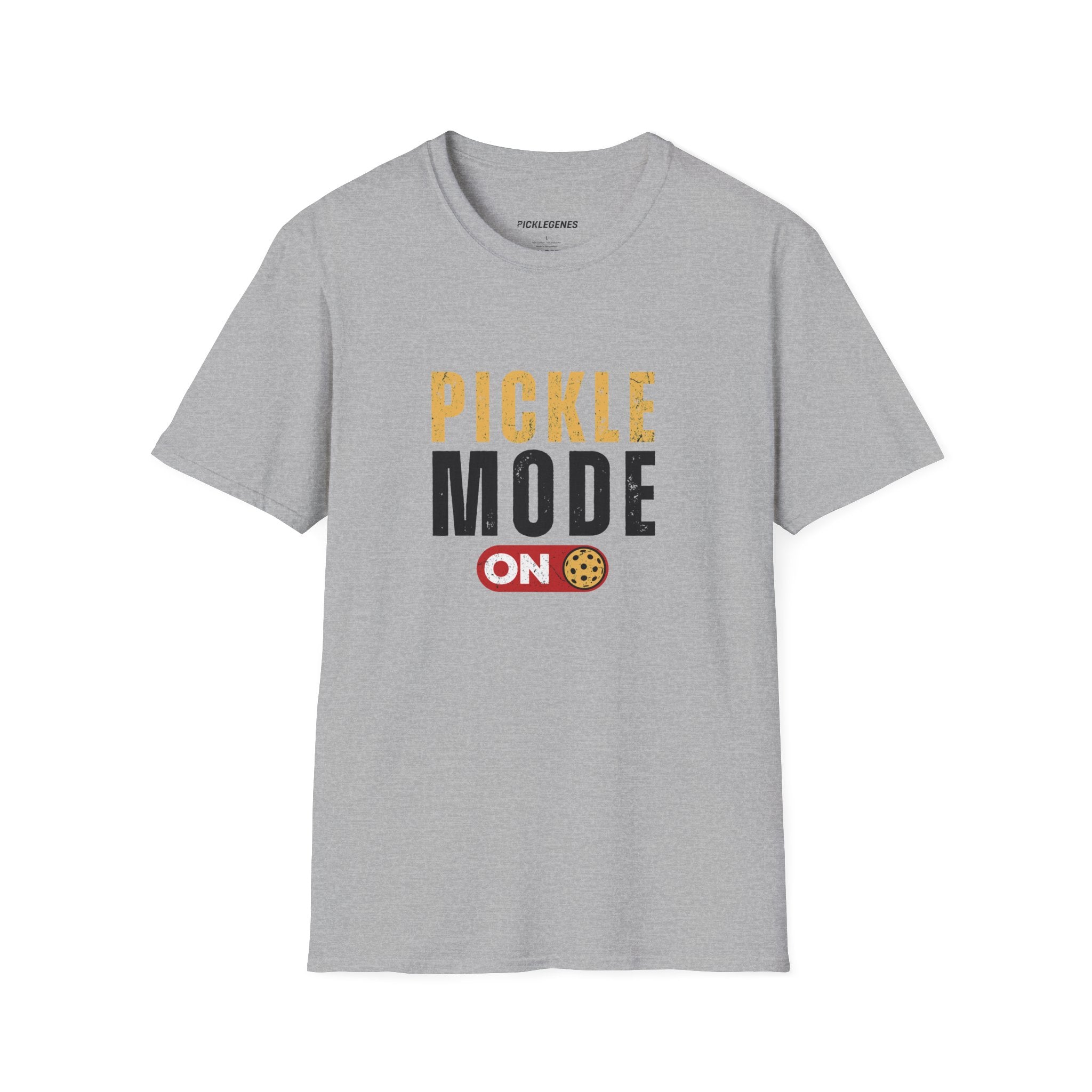 Pickle Mode on Cool Pickleball T-shirt - Pickleball T-Shirt Design 10