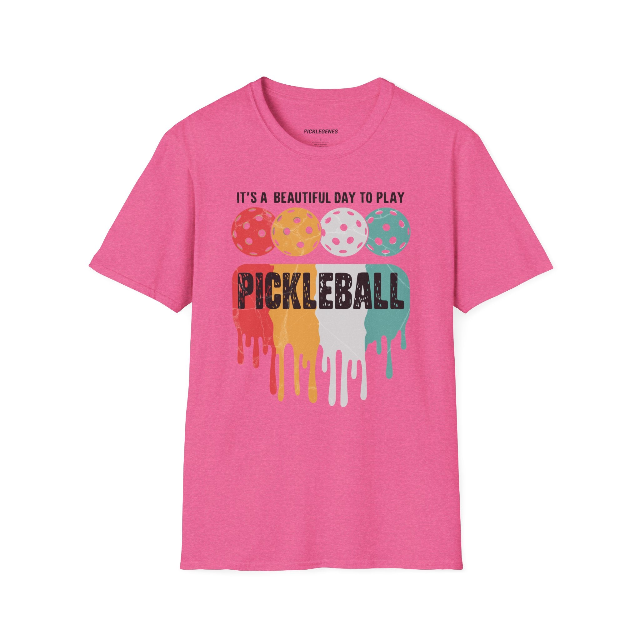 It's A Beautiful Day To Play Pickleball T-shrit - Pickleball T-Shirt Design 14