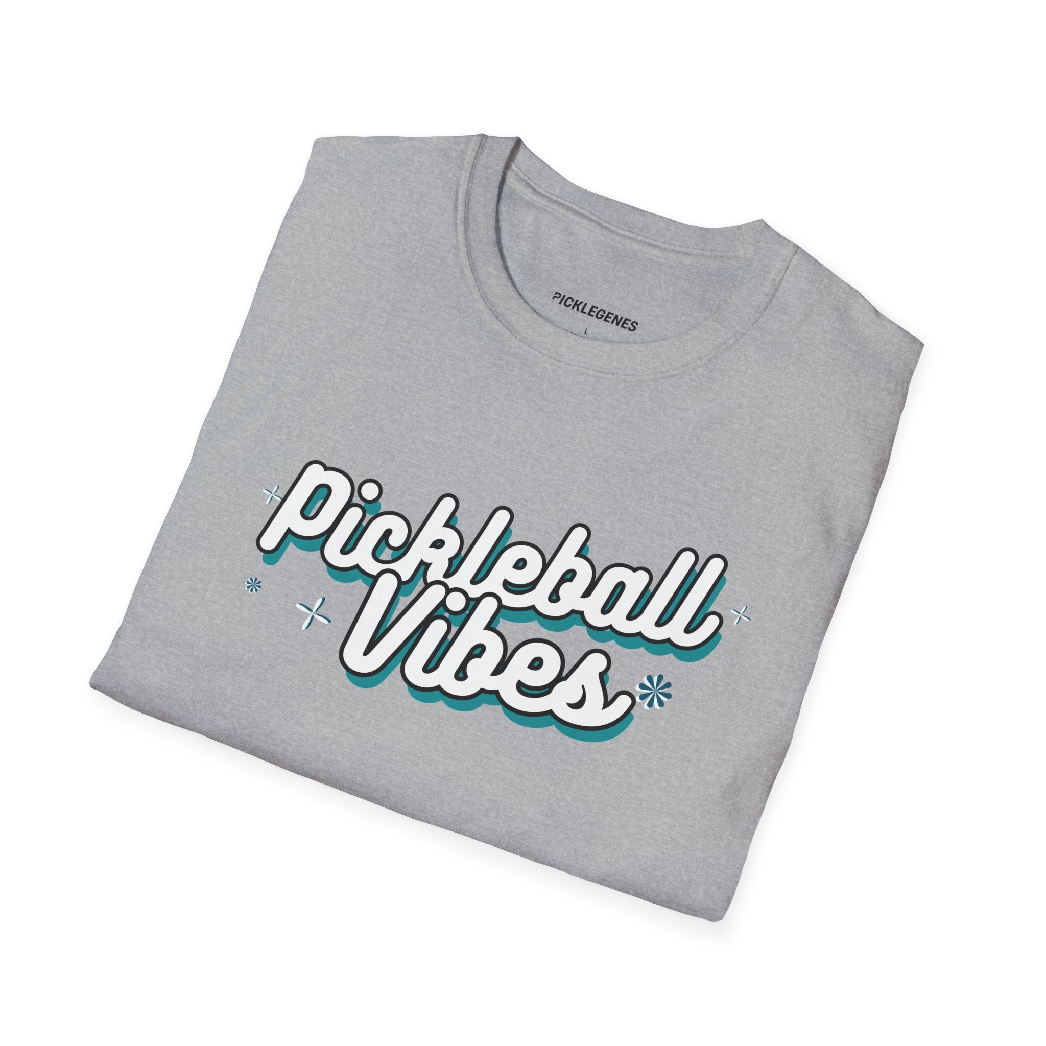 Pickleball Vibes Typo Pickleball T-Shirts - Pickleball T-Shirt Design 23