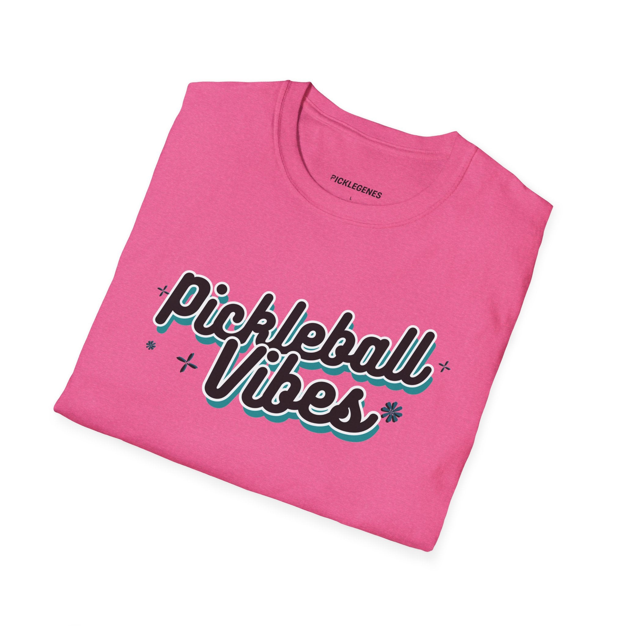 Pickleball Vibes Typo Pickleball T-Shirts - Pickleball T-Shirt Design 35