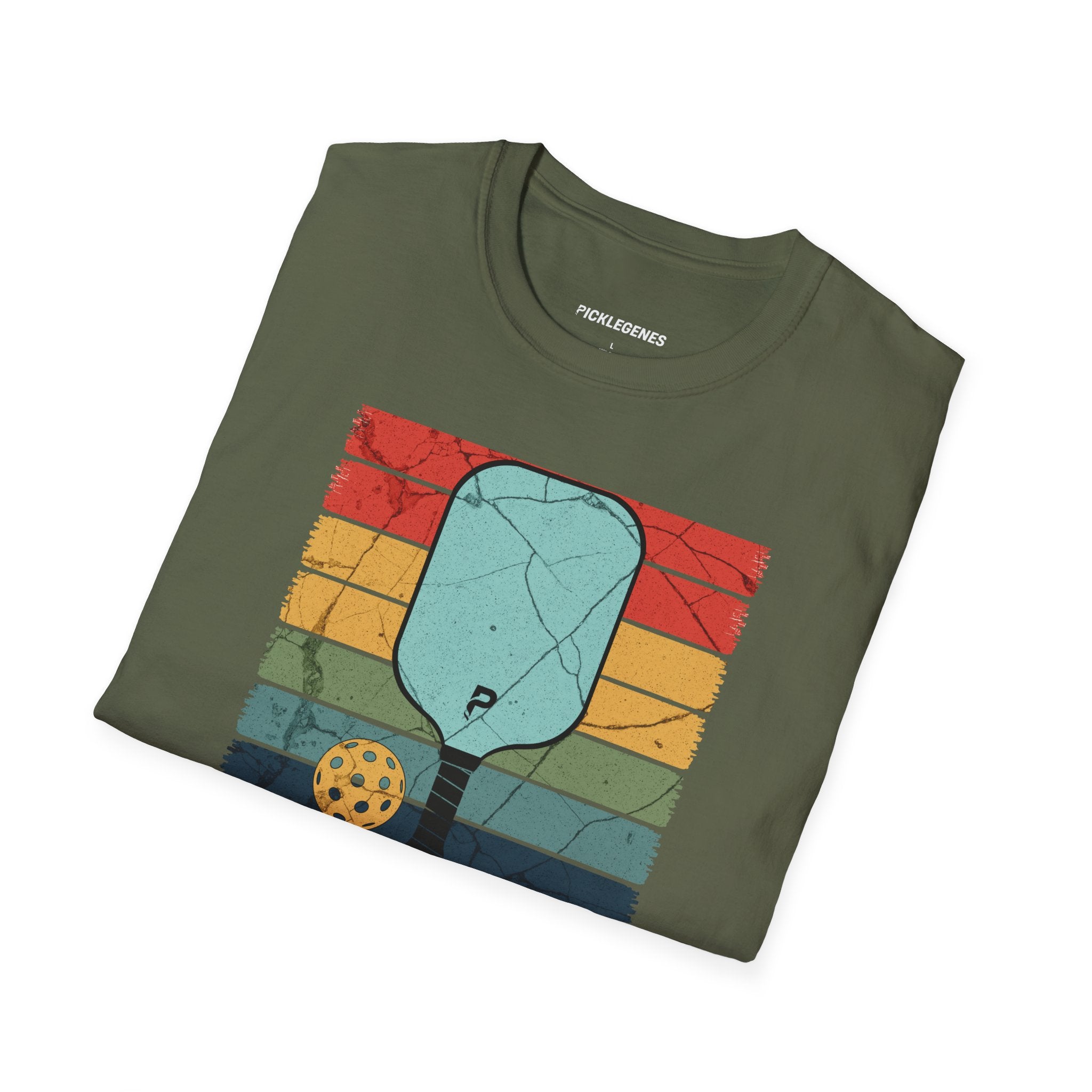 Picklegenes Paddle And Ball Pickleball T-shirt - Pickleball T-Shirt Design 26