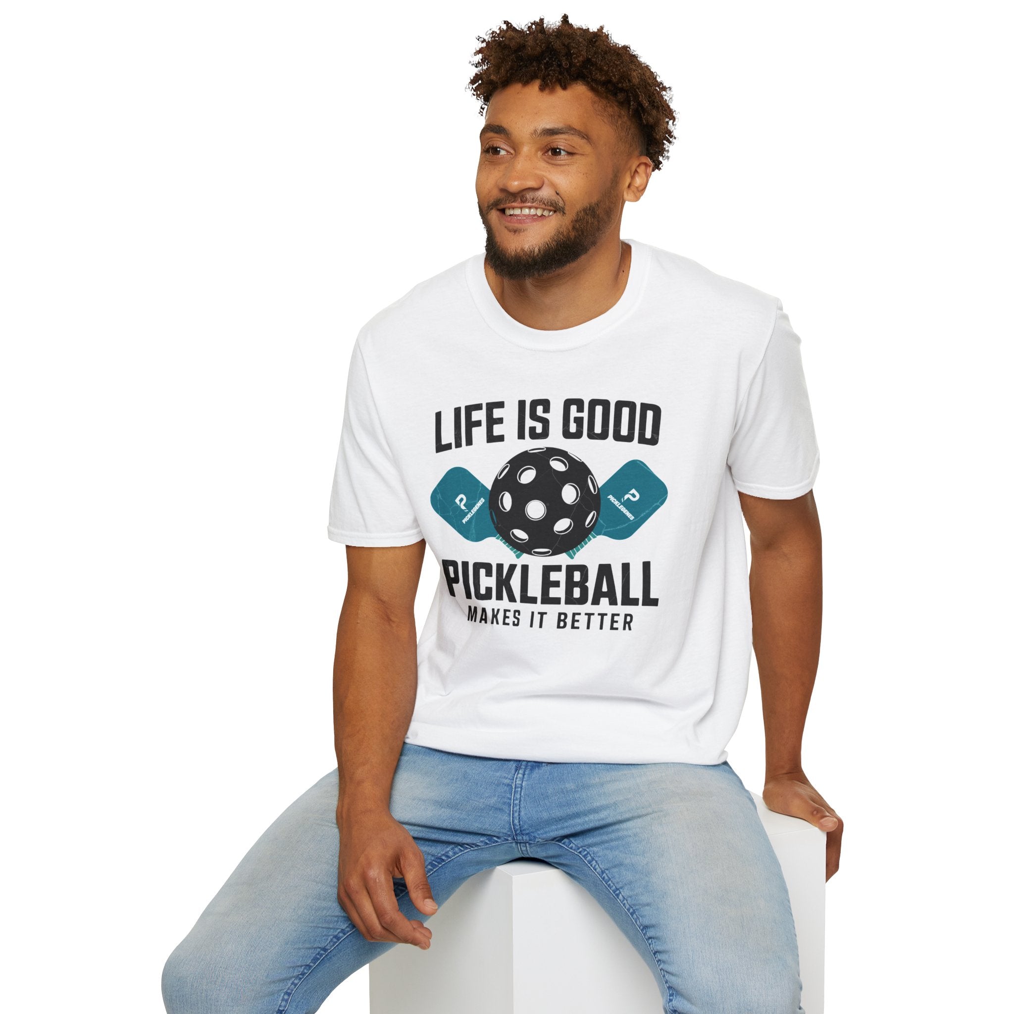 Life Is Good Funny Pickleball T-shirt - Pickleball T-Shirt Design 16