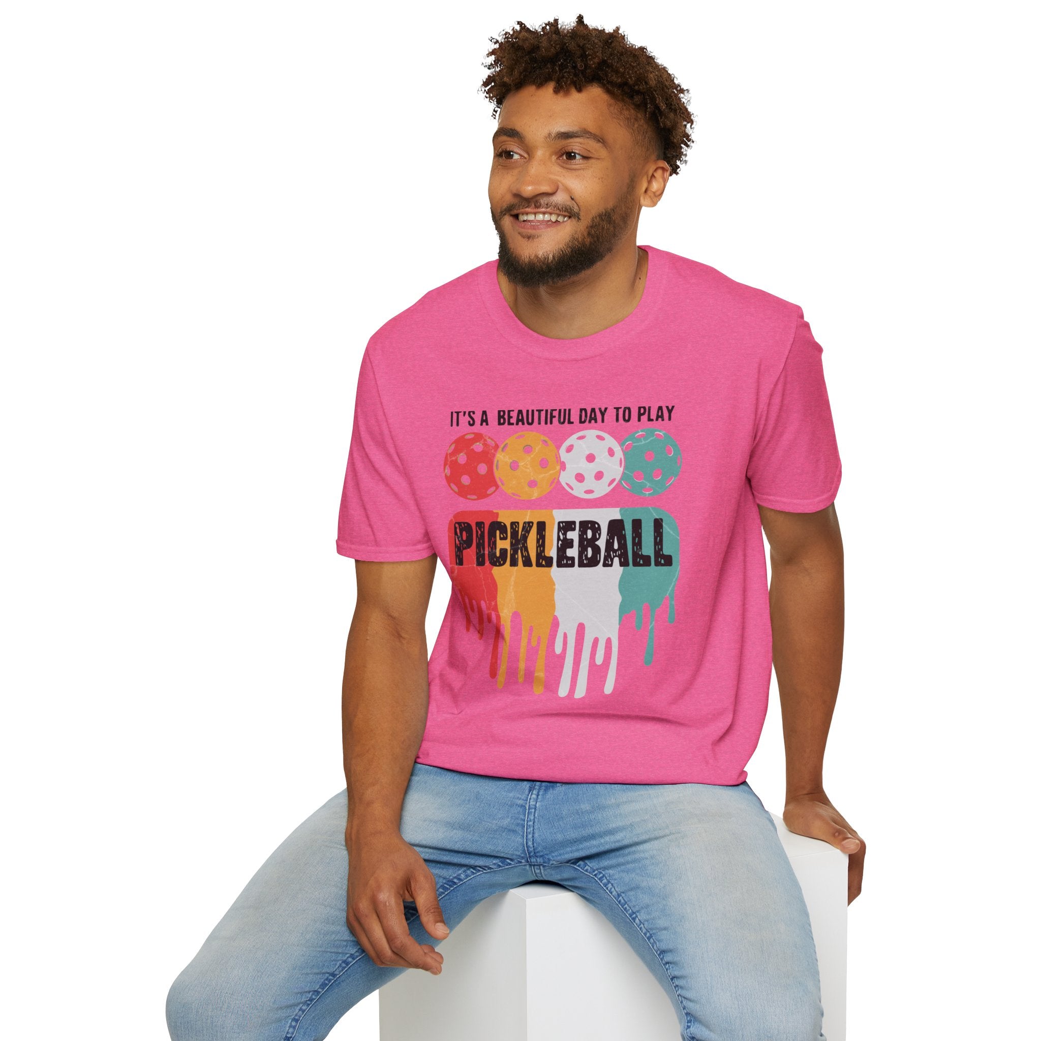 It's A Beautiful Day To Play Pickleball T-shrit - Pickleball T-Shirt Design 41