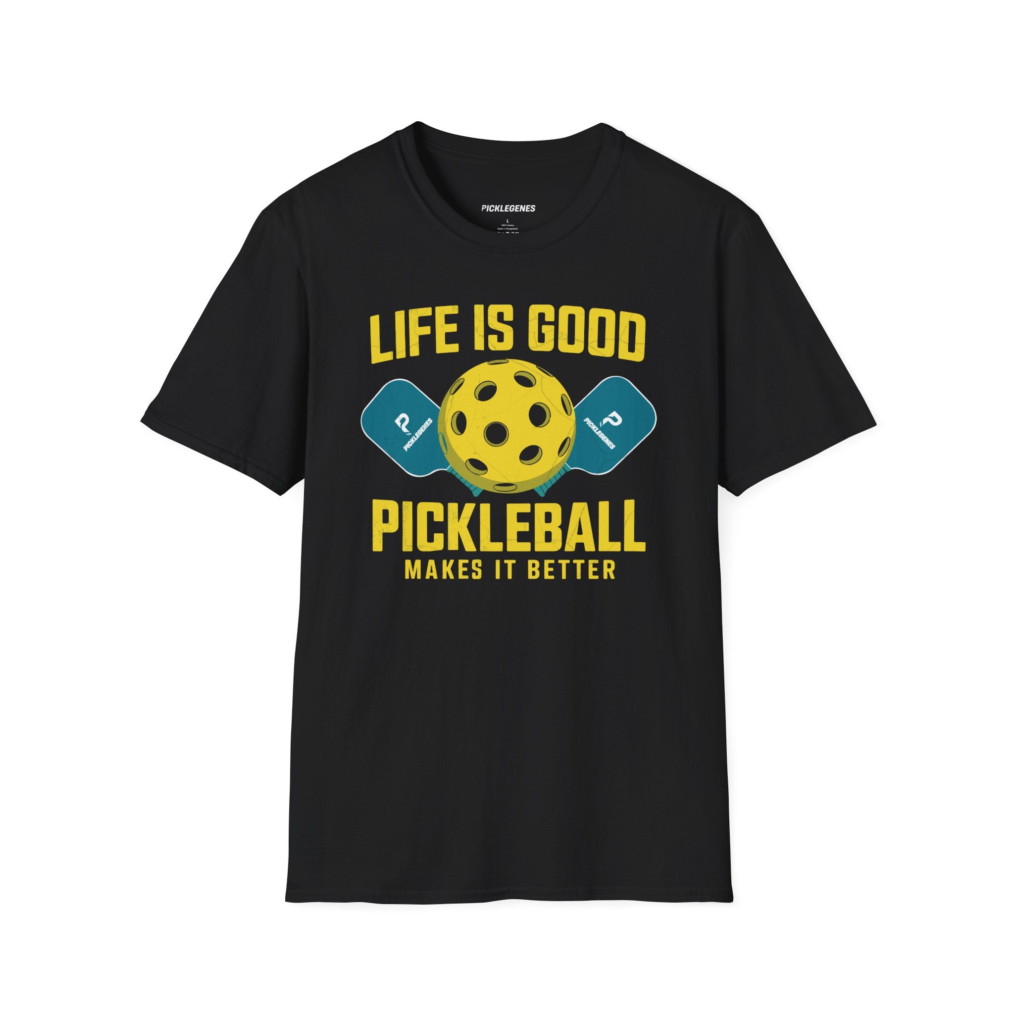 Life Is Good Funny Pickleball T-shirt - Pickleball T-Shirt Design 12