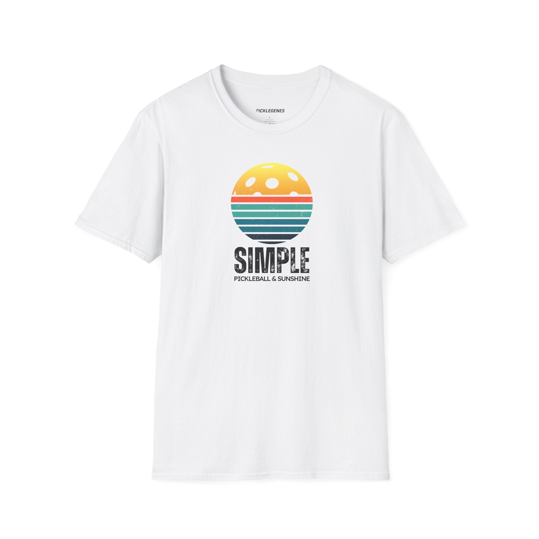 Simple Pickleball And Sunshine Pickleball T-shirt - Pickleball T-Shirt Design 8
