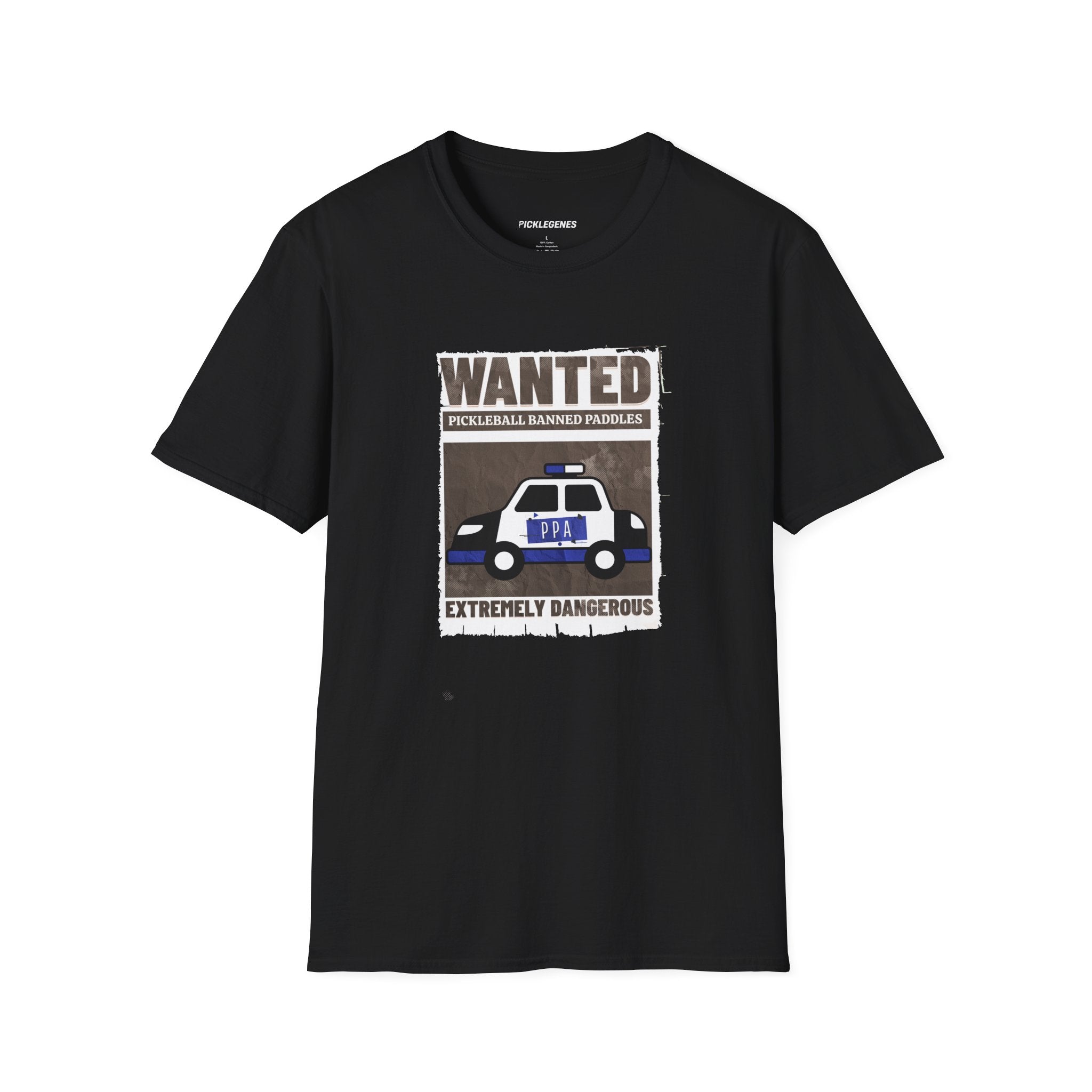 Wanted Banned Pickleball T-Shirt - Pickleball T-Shirt Design 9