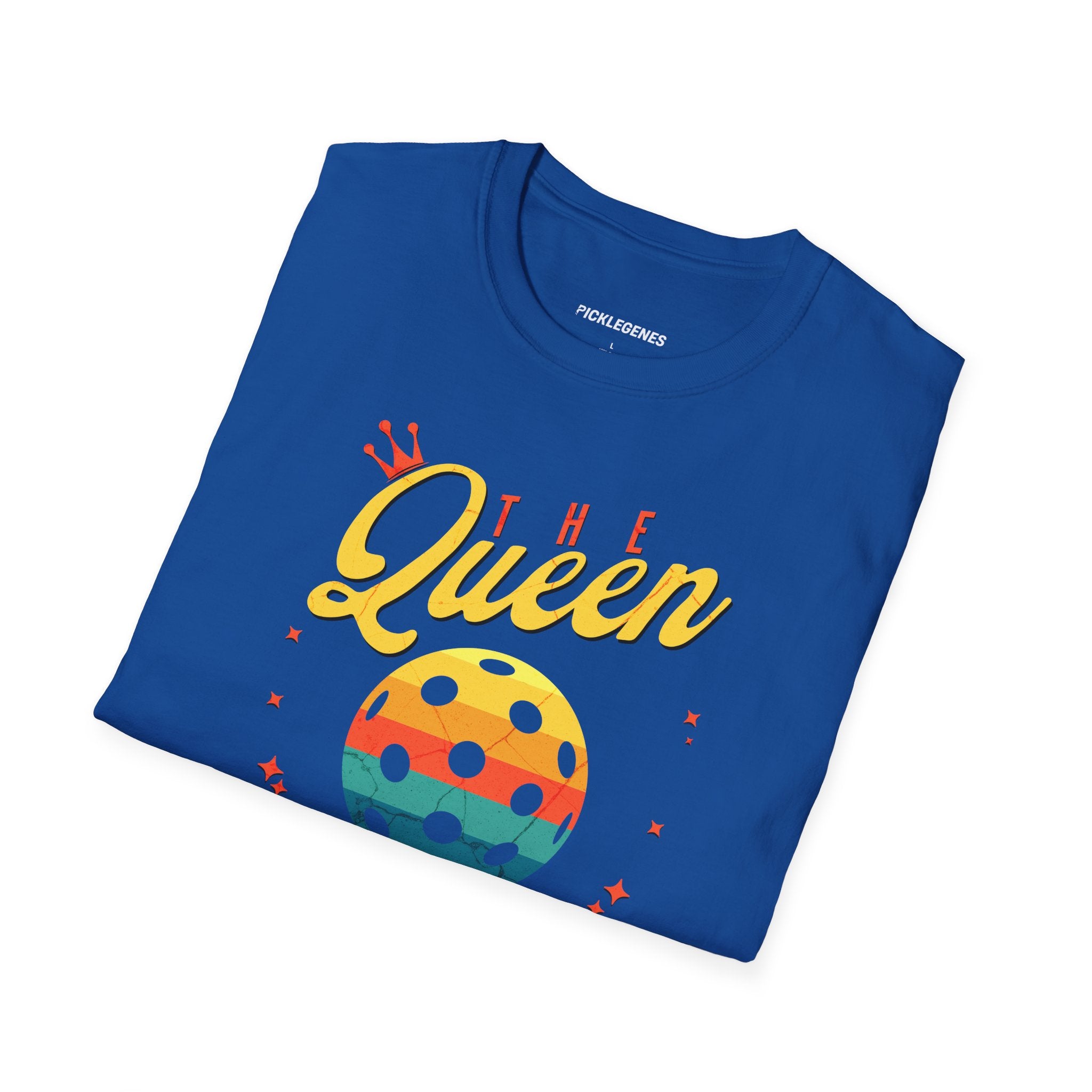 The Queen Of Pickleball T-shirt - Pickleball T-Shirt Design 29