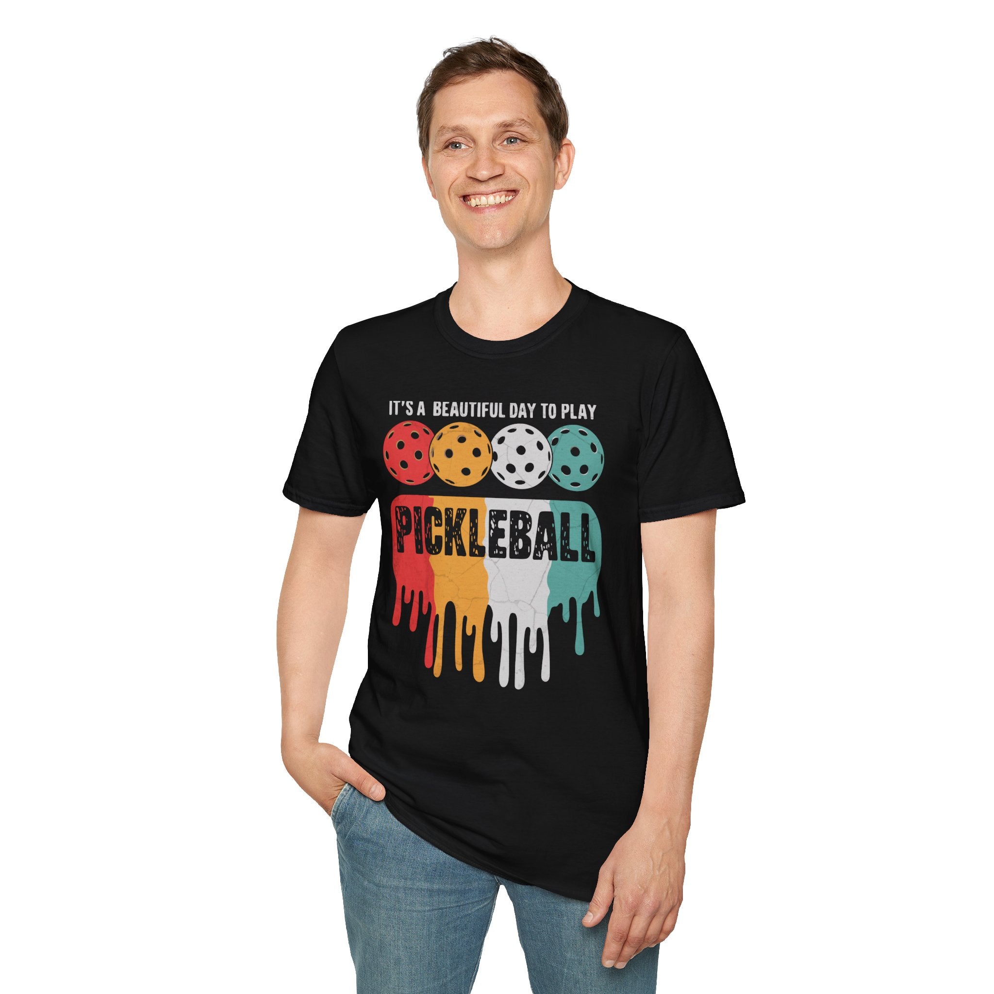 It's A Beautiful Day To Play Pickleball T-shrit - Pickleball T-Shirt Design 31
