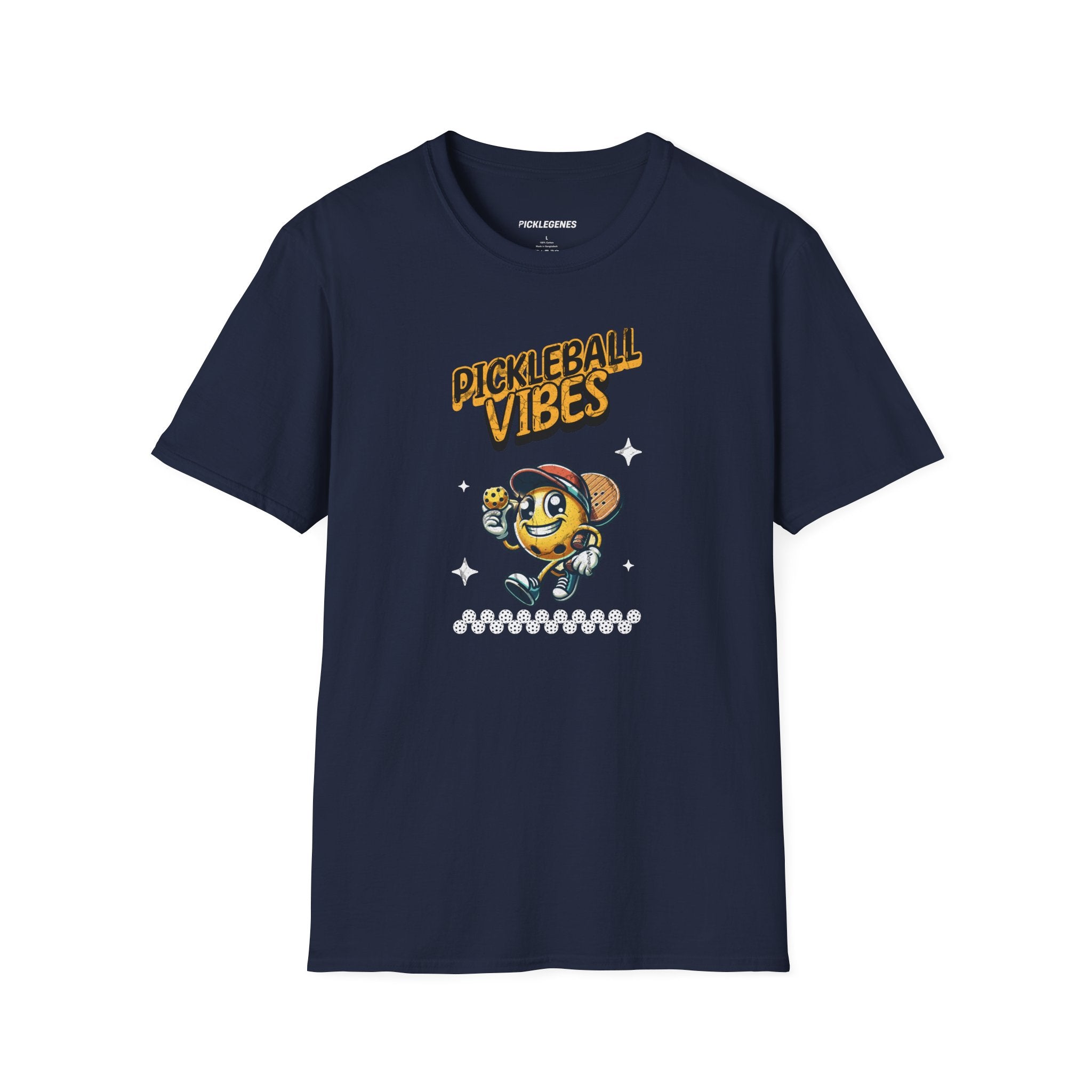 Pickleball Vibes Animated Funny Pickleball T-shirt for Pickleball Players - Pickleball T-Shirt Design 13