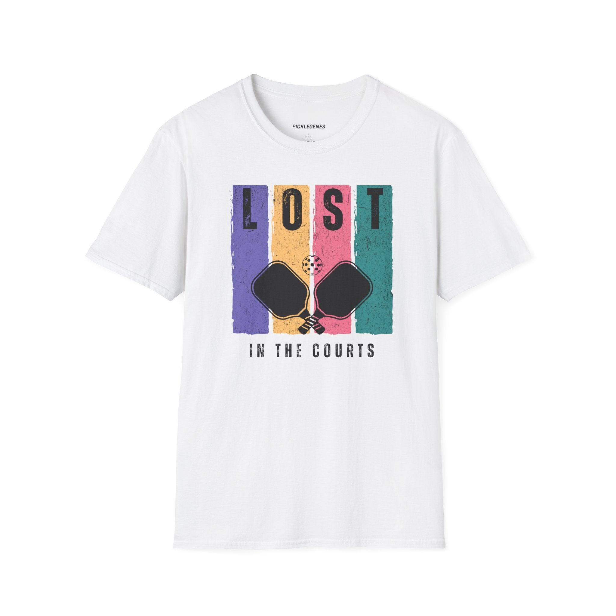 Lost In The Courts - Pickleball T-Shirt Design 8
