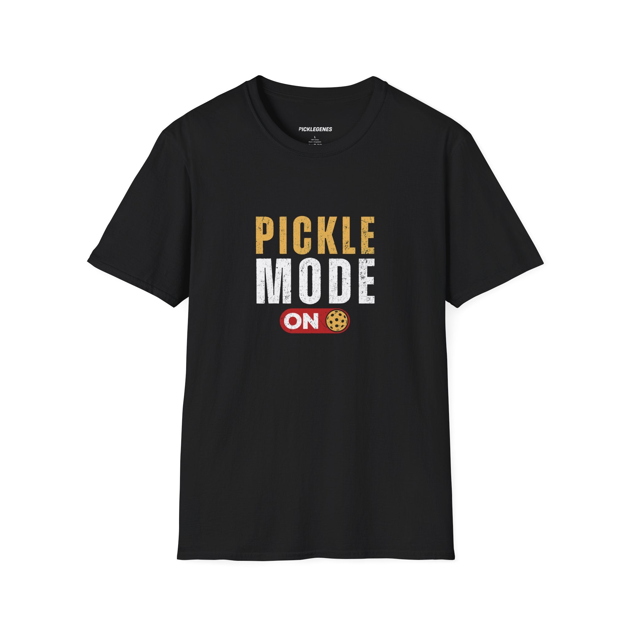Pickle Mode on Cool Pickleball T-shirt - Pickleball T-Shirt Design 9
