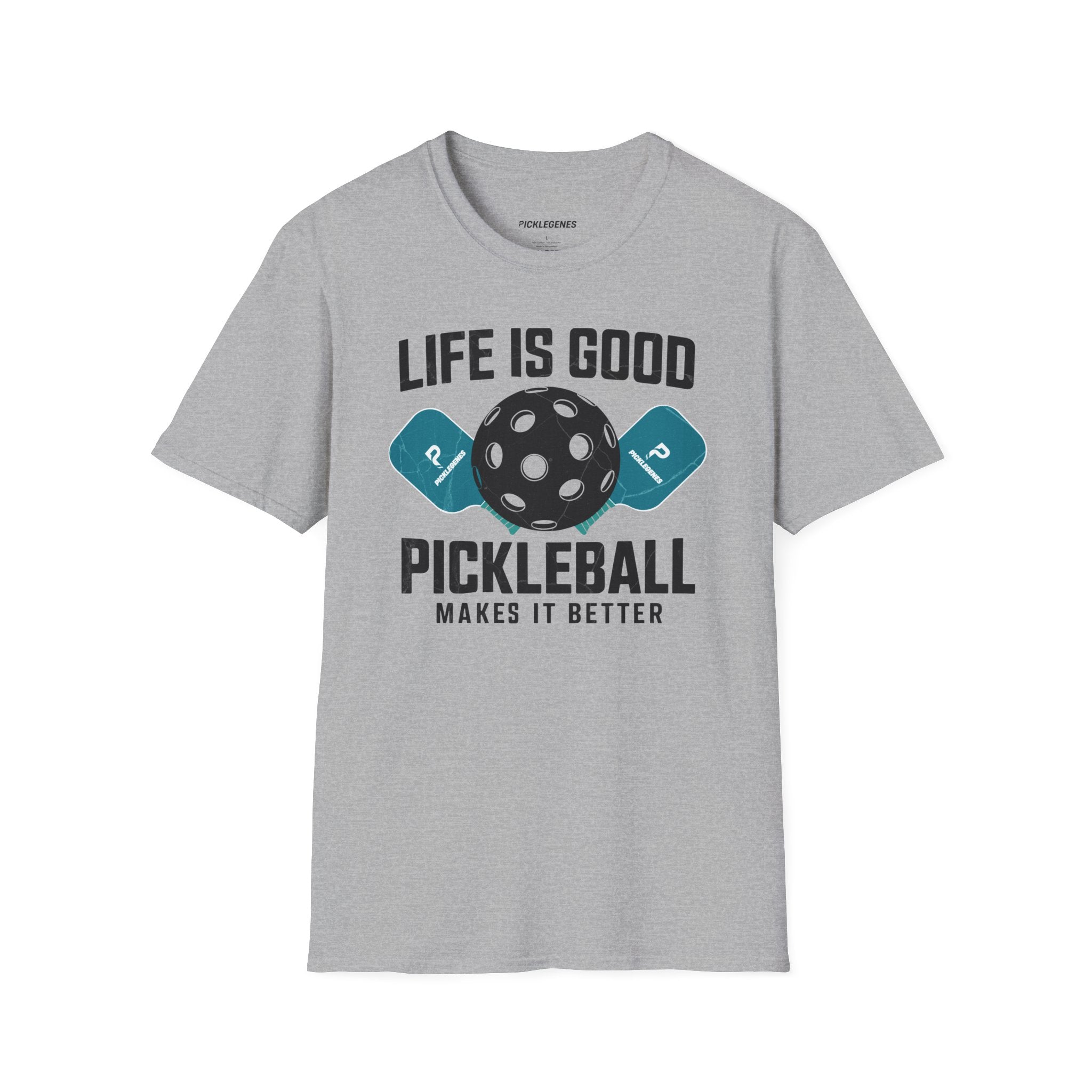 Life Is Good Funny Pickleball T-shirt - Pickleball T-Shirt Design 11
