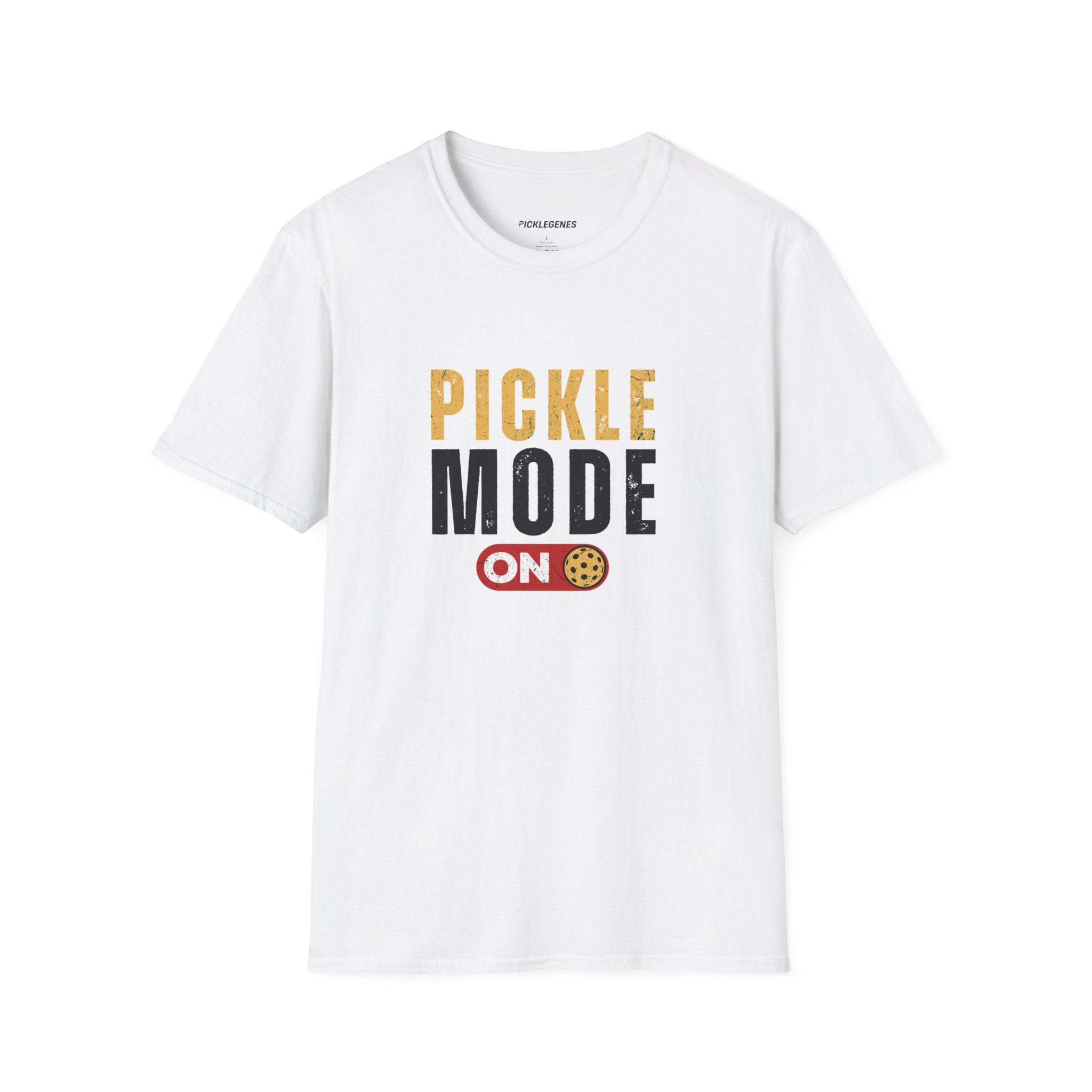 Pickle Mode on Cool Pickleball T-shirt - Pickleball T-Shirt Design 8