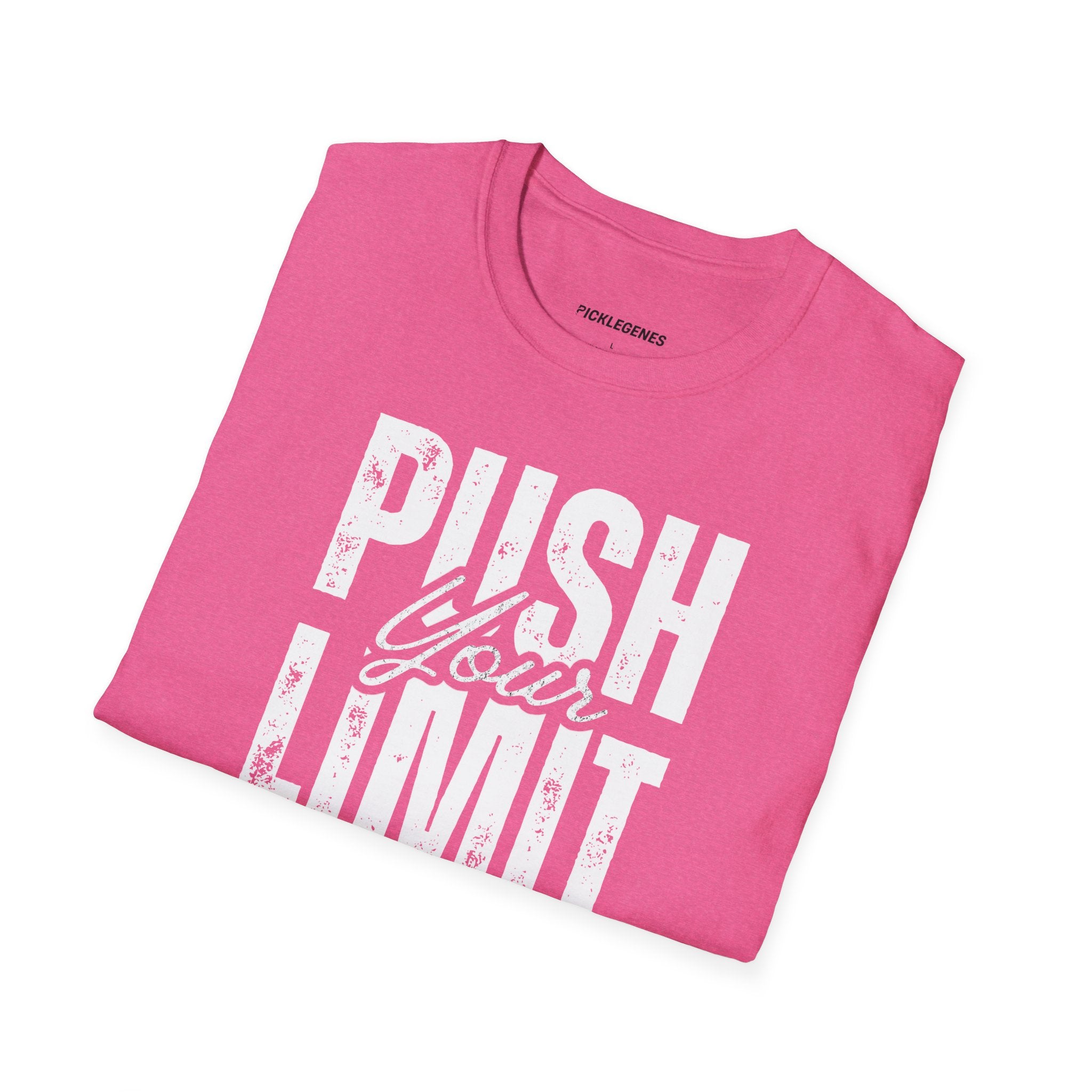 Push Your Limit Athletic Pickleball T-shirt - Pickleball T-Shirt Design 34