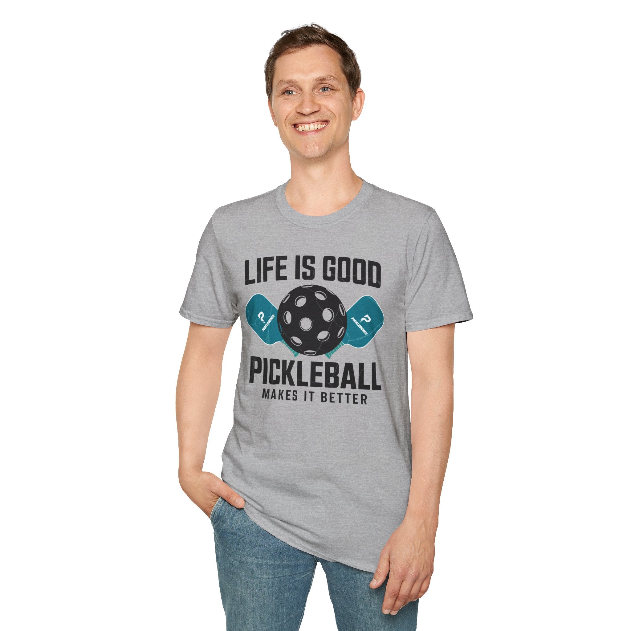 Life Is Good Funny Pickleball T-shirt - Pickleball T-Shirt Design 27