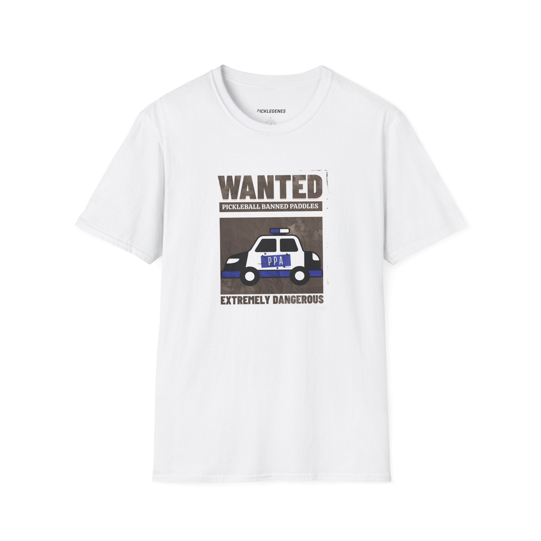 Wanted Banned Pickleball T-Shirt - Pickleball T-Shirt Design 8