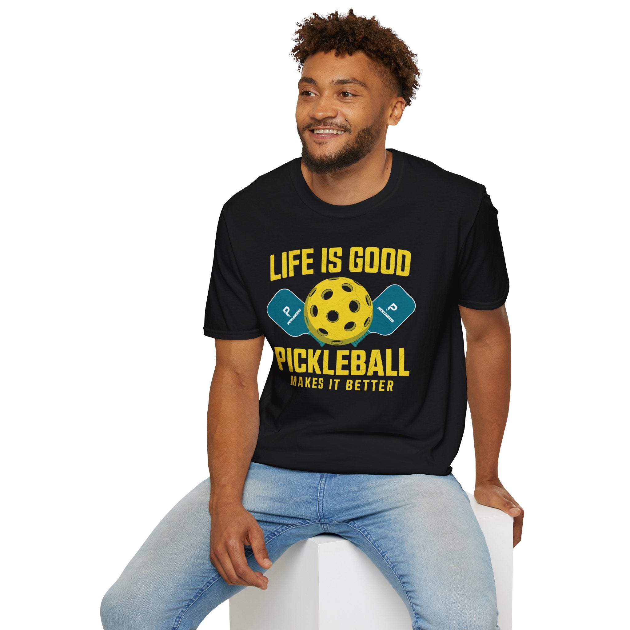Life Is Good Funny Pickleball T-shirt - Pickleball T-Shirt Design 32