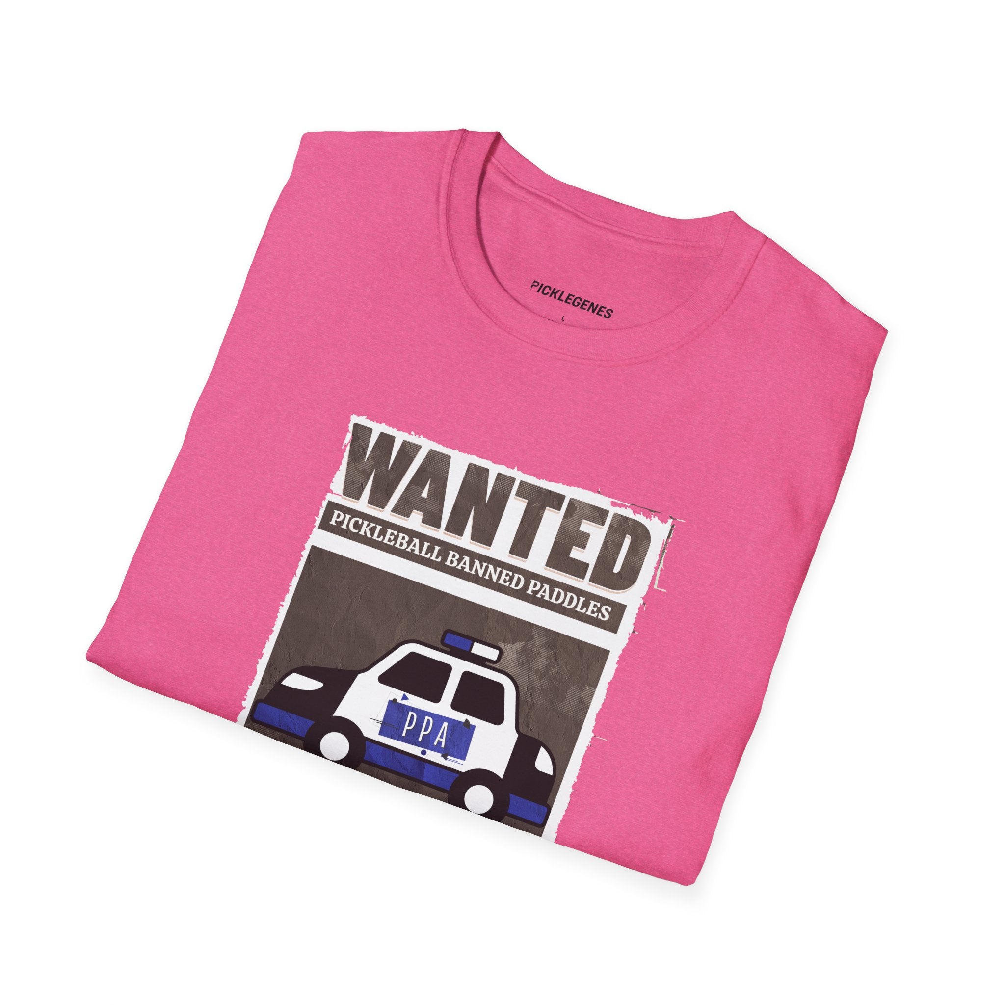 Wanted Banned Pickleball T-Shirt - Pickleball T-Shirt Design 35