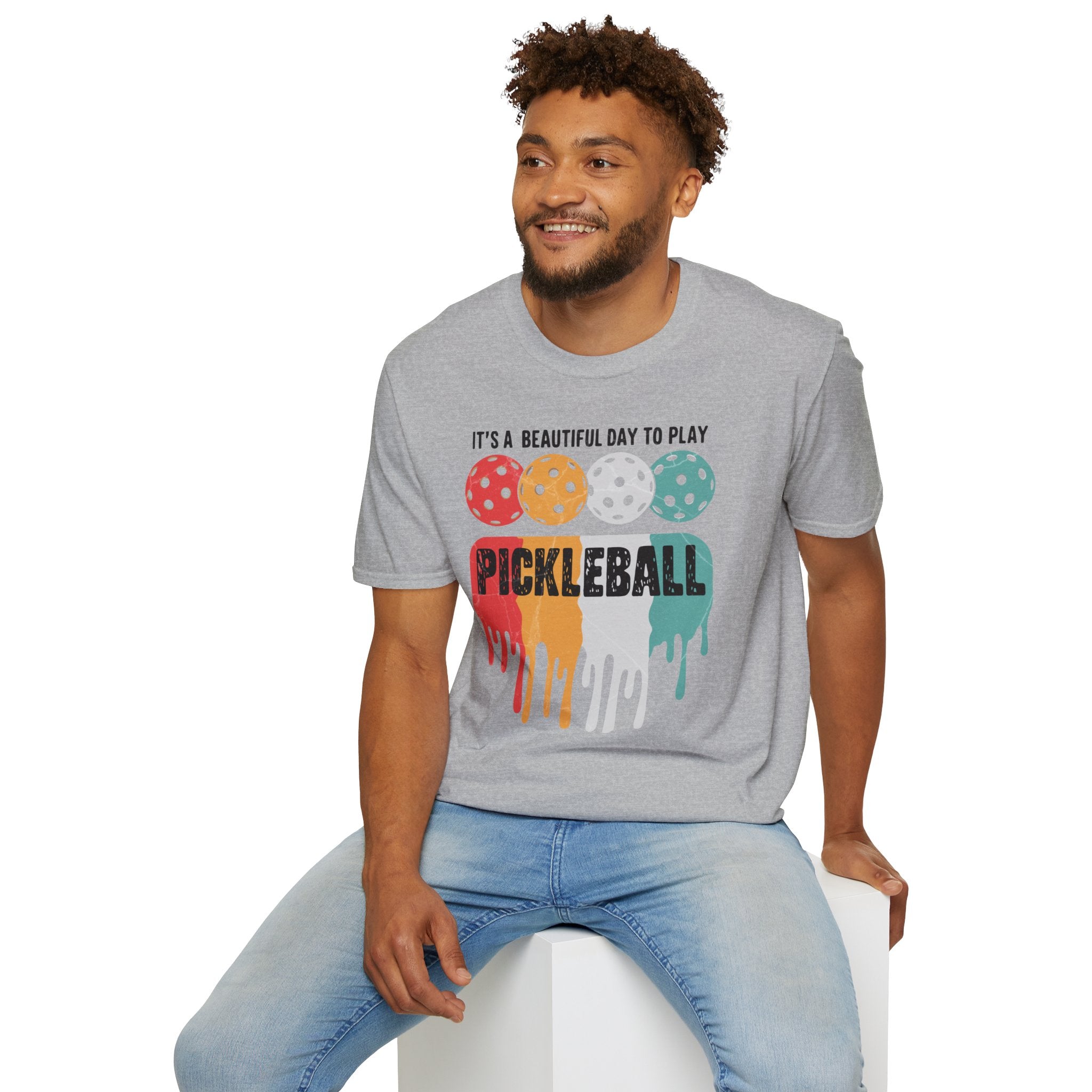 It's A Beautiful Day To Play Pickleball T-shrit - Pickleball T-Shirt Design 29