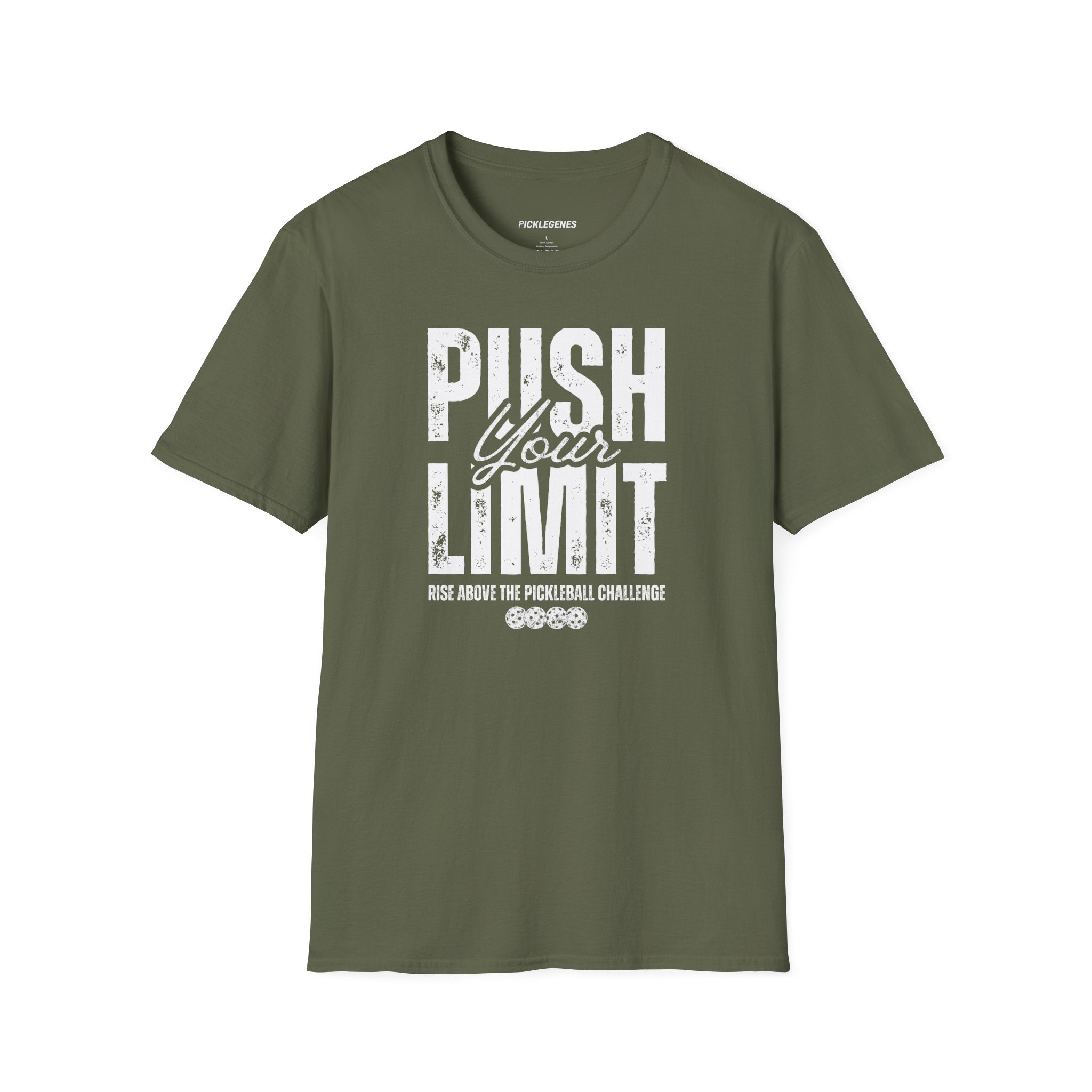 Push Your Limit Athletic Pickleball T-shirt - Pickleball T-Shirt Design 10