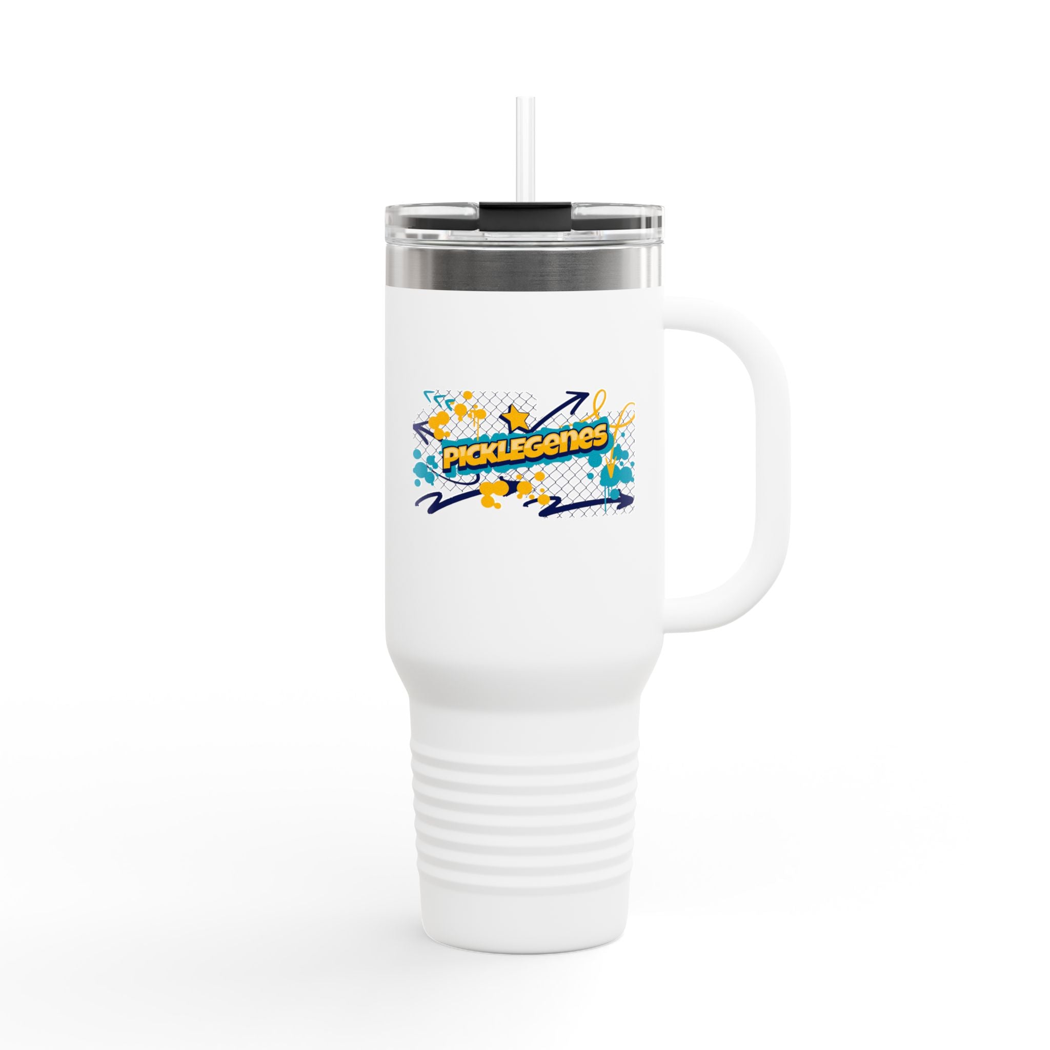 Picklegenes Graffiti Insulated Travel Mug