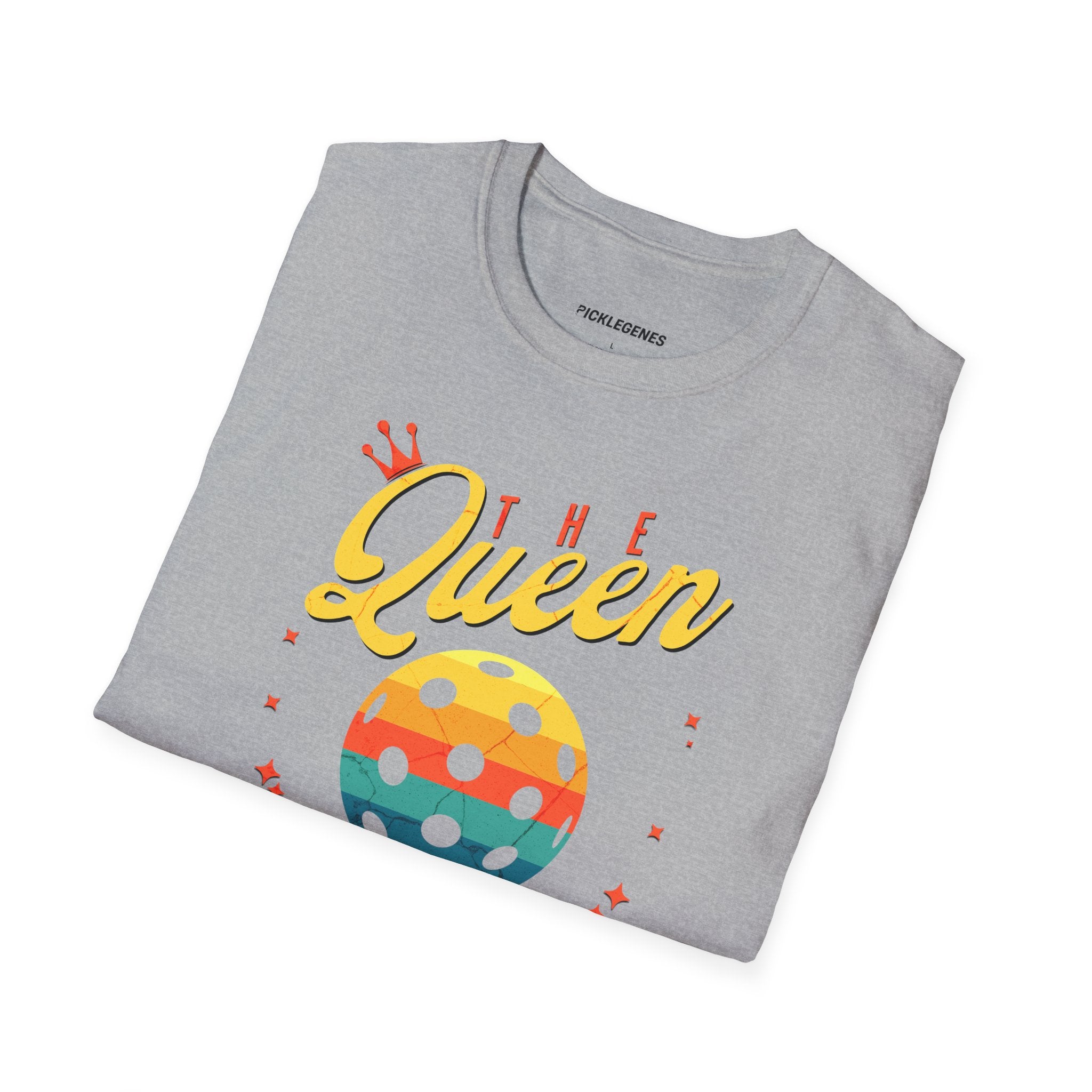 The Queen Of Pickleball T-shirt - Pickleball T-Shirt Design 23