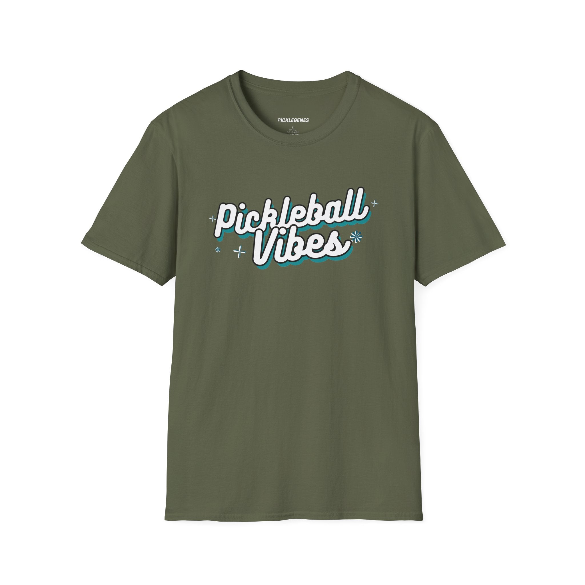 Pickleball Vibes Typo Pickleball T-Shirts - Pickleball T-Shirt Design 11