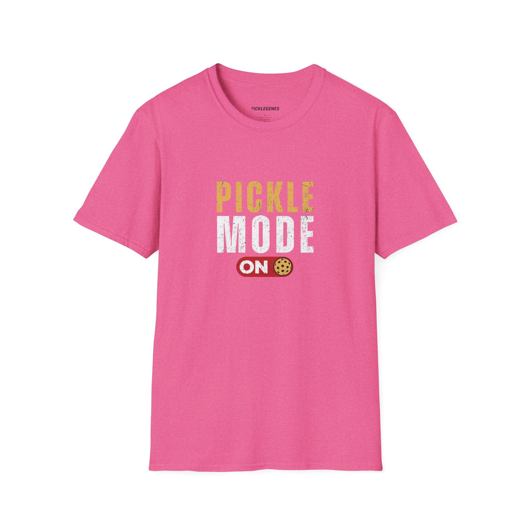 Pickle Mode on Cool Pickleball T-shirt - Pickleball T-Shirt Design 14