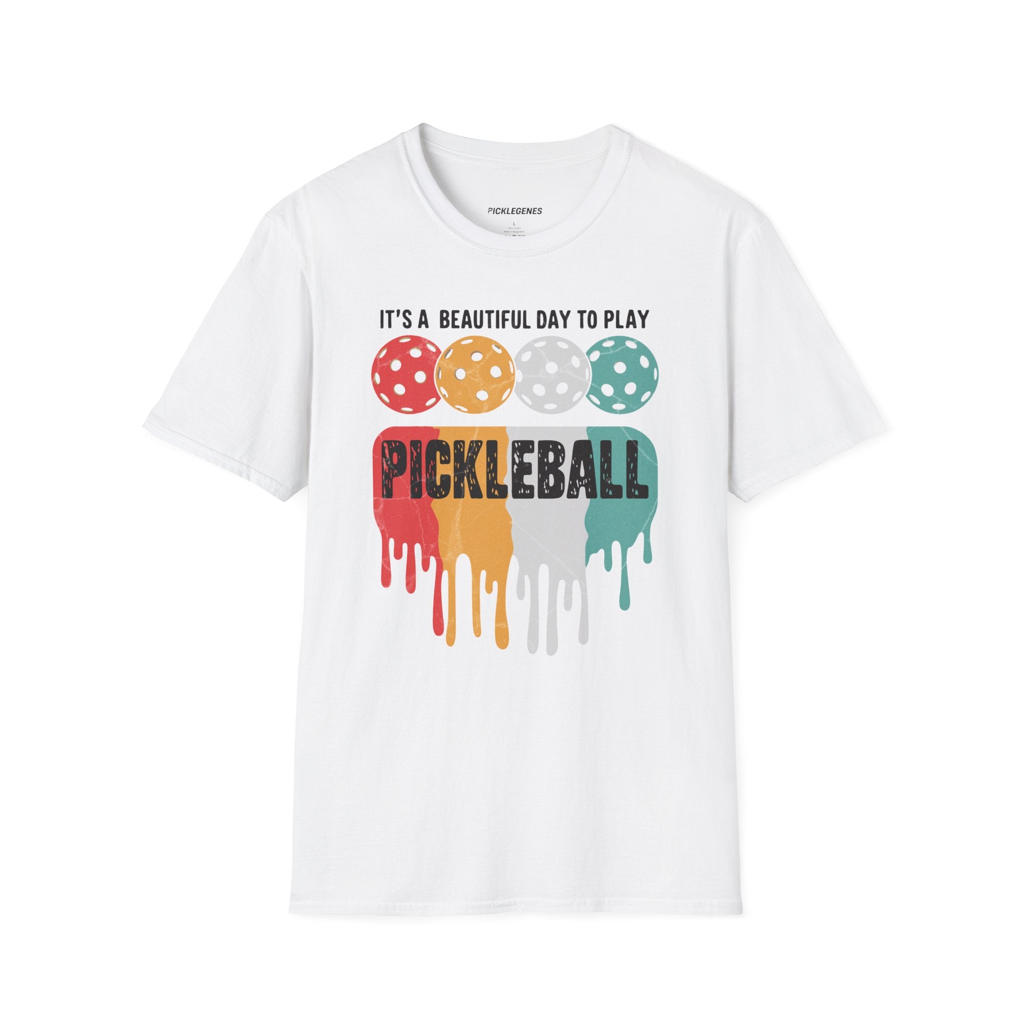 It's A Beautiful Day To Play Pickleball T-shrit - Pickleball T-Shirt Design 8