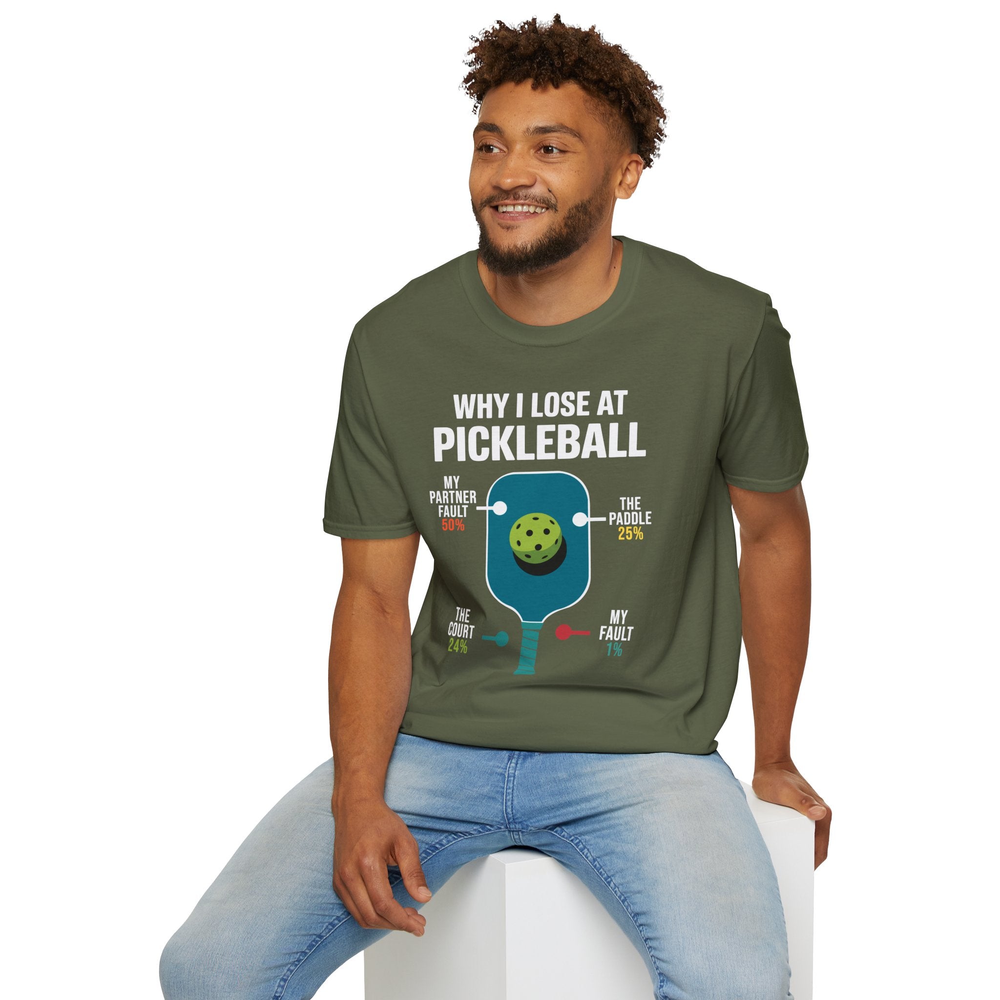 Why I Lose At Pickleball T-shirt - Pickleball T-Shirt Design 37