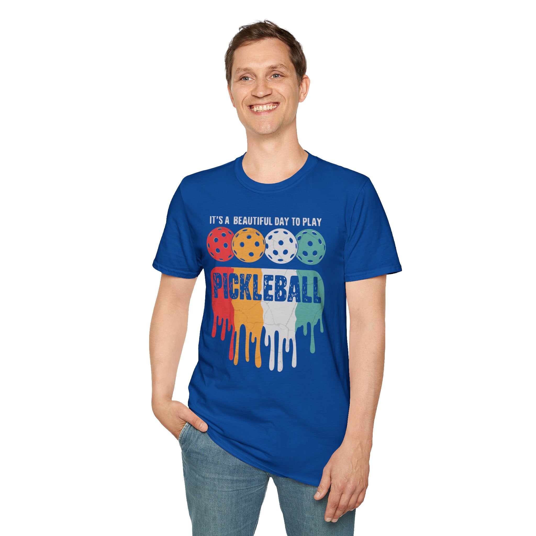 It's A Beautiful Day To Play Pickleball T-shrit - Pickleball T-Shirt Design 23