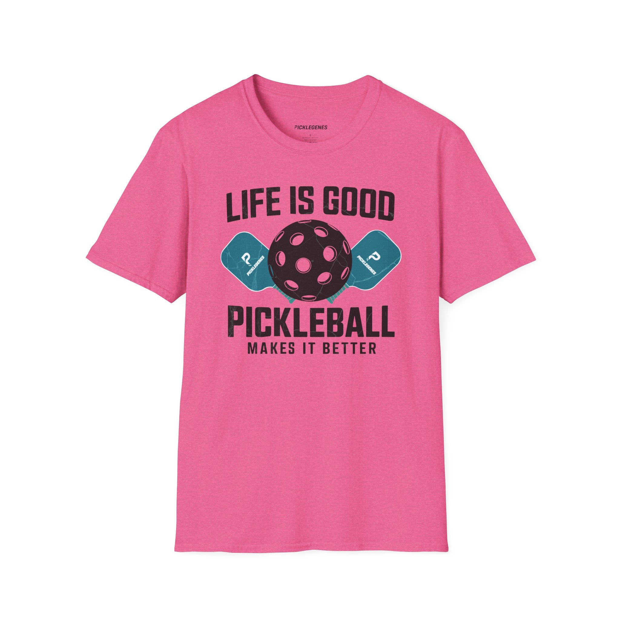 Life Is Good Funny Pickleball T-shirt - Pickleball T-Shirt Design 14