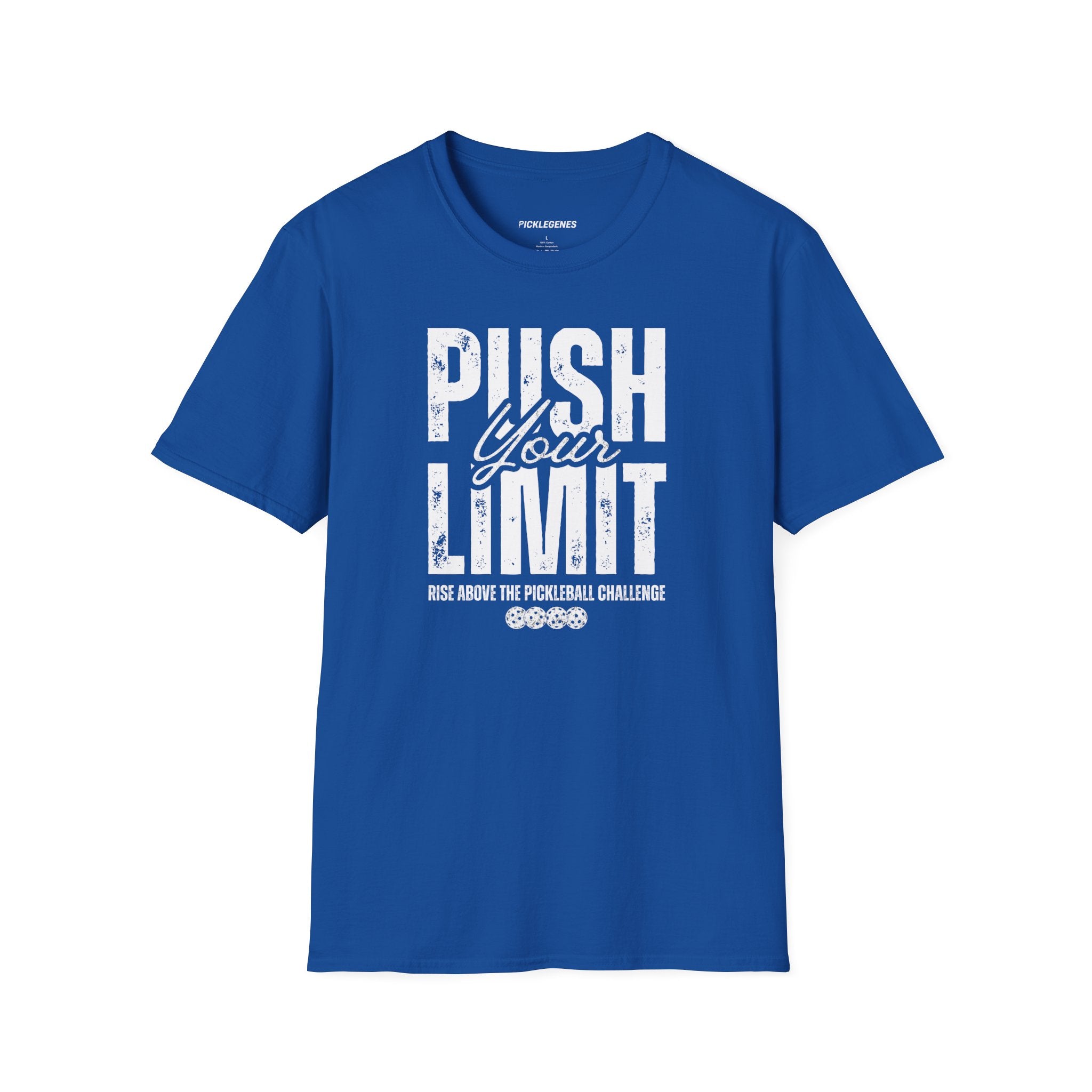 Push Your Limit Athletic Pickleball T-shirt - Pickleball T-Shirt Design 11