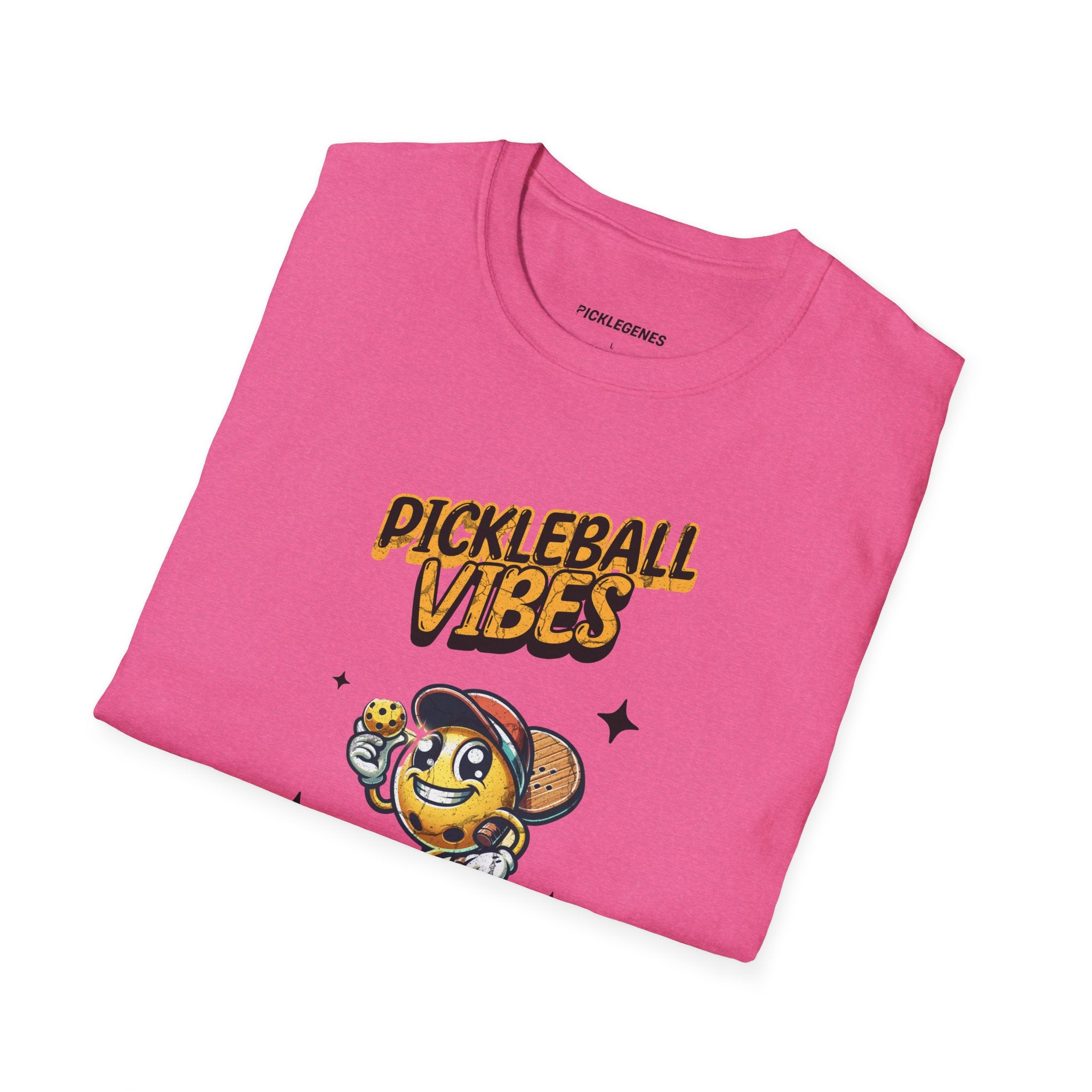 Pickleball Vibes Animated Funny Pickleball T-shirt for Pickleball Players - Pickleball T-Shirt Design 35