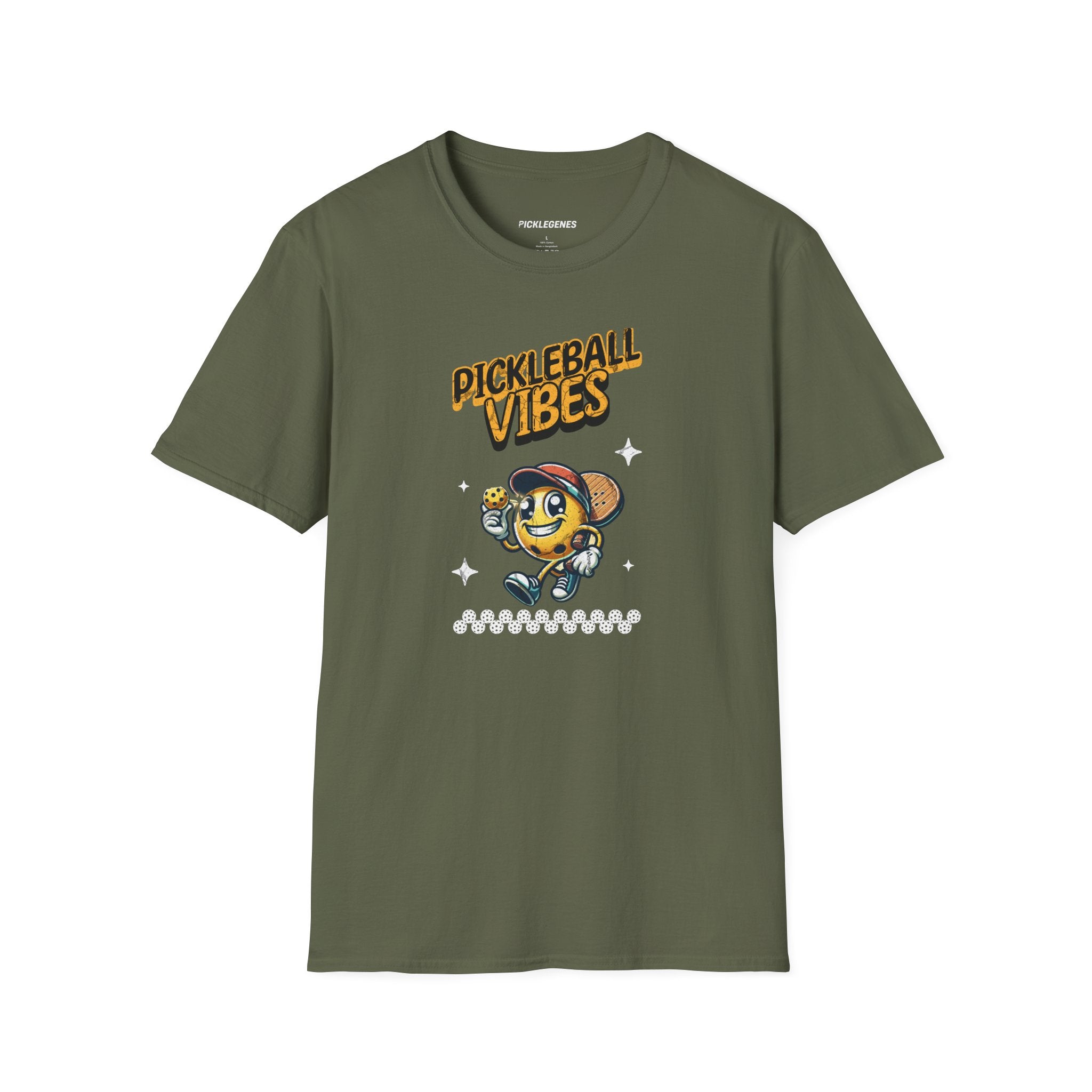 Pickleball Vibes Animated Funny Pickleball T-shirt for Pickleball Players - Pickleball T-Shirt Design 11