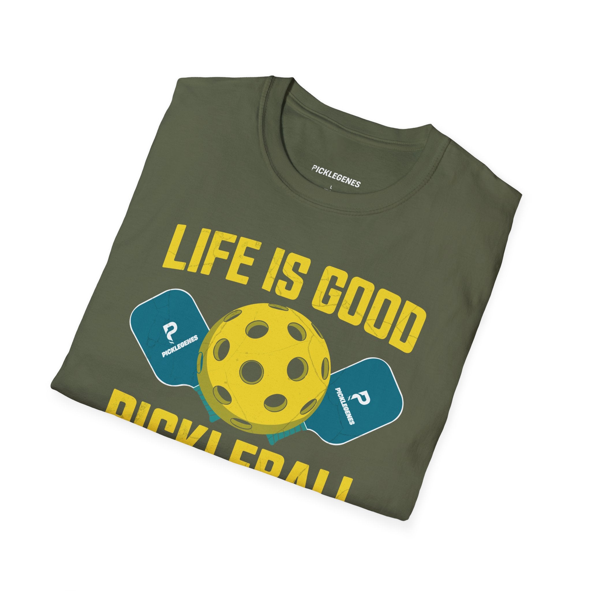 Life Is Good Funny Pickleball T-shirt - Pickleball T-Shirt Design 36