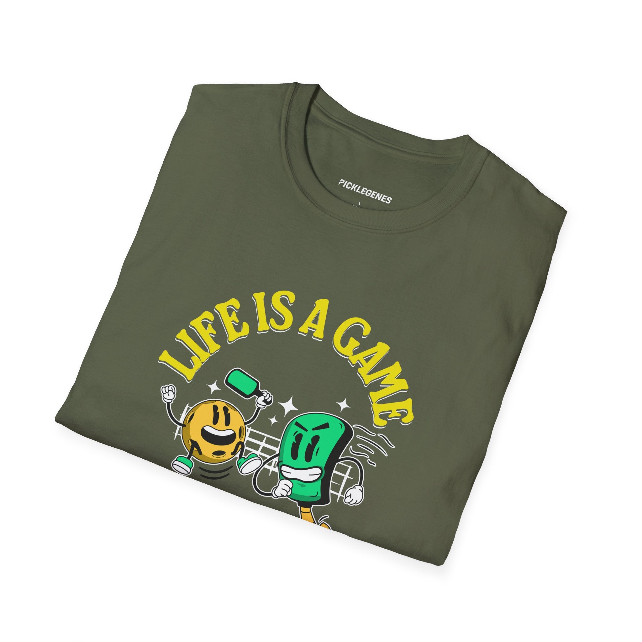 Life Is A Game Pickleball T-Shirt - Pickleball T-Shirt Design 26