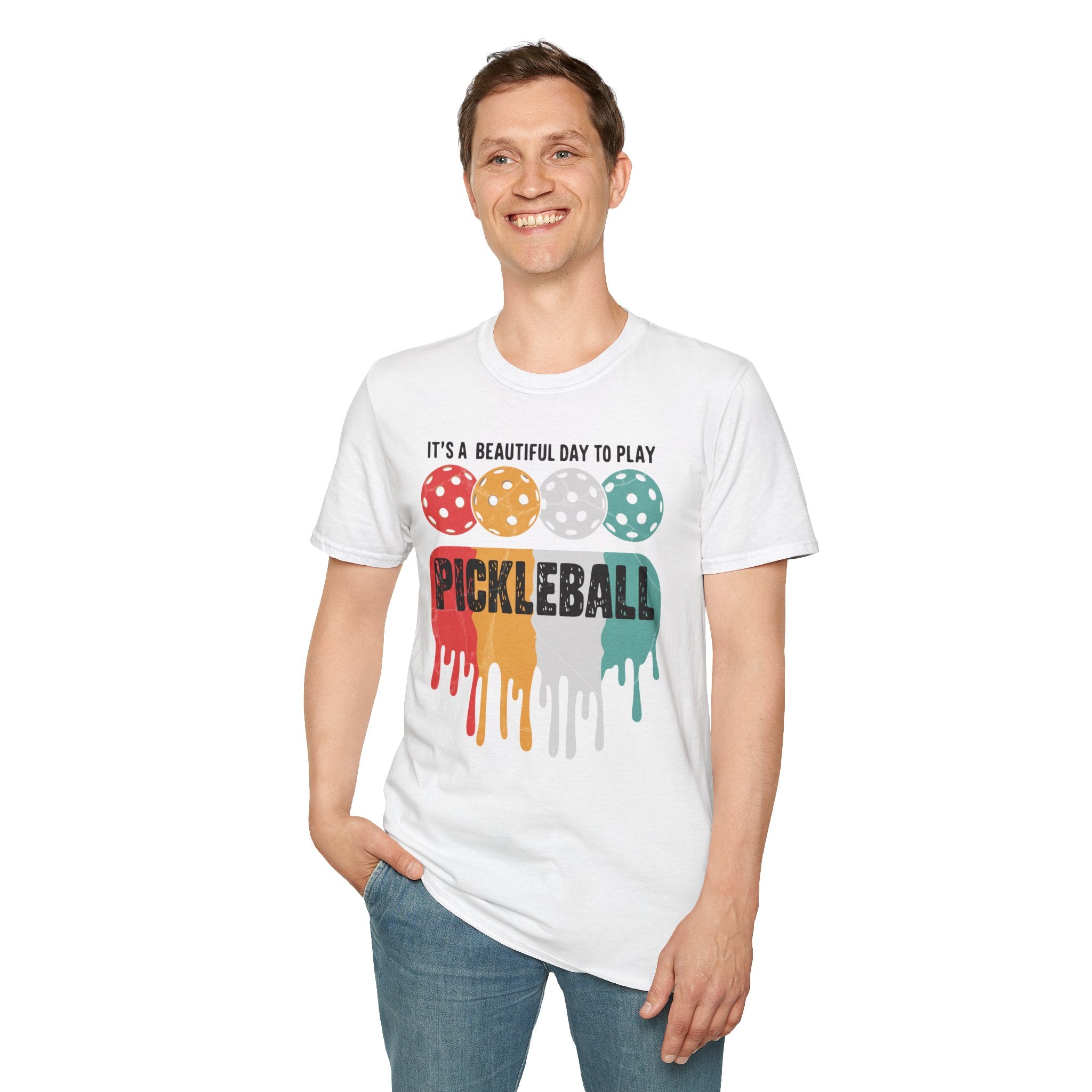 It's A Beautiful Day To Play Pickleball T-shrit - Pickleball T-Shirt Design 15