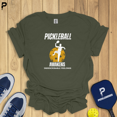 Pickleball Awakens Indescribable Feelings Athletic Pickleball T-shirt for Pickleball Players - Pickleball T-Shirt Design 5