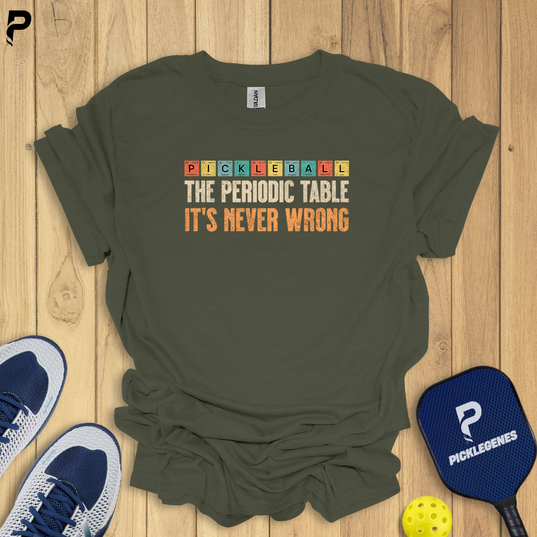 Pickleball The Periodic Table Its Never Wrong