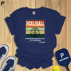 Pickleball Enhances Blood Flow Pickleball T-shirt - Pickleball T-Shirt Design 5
